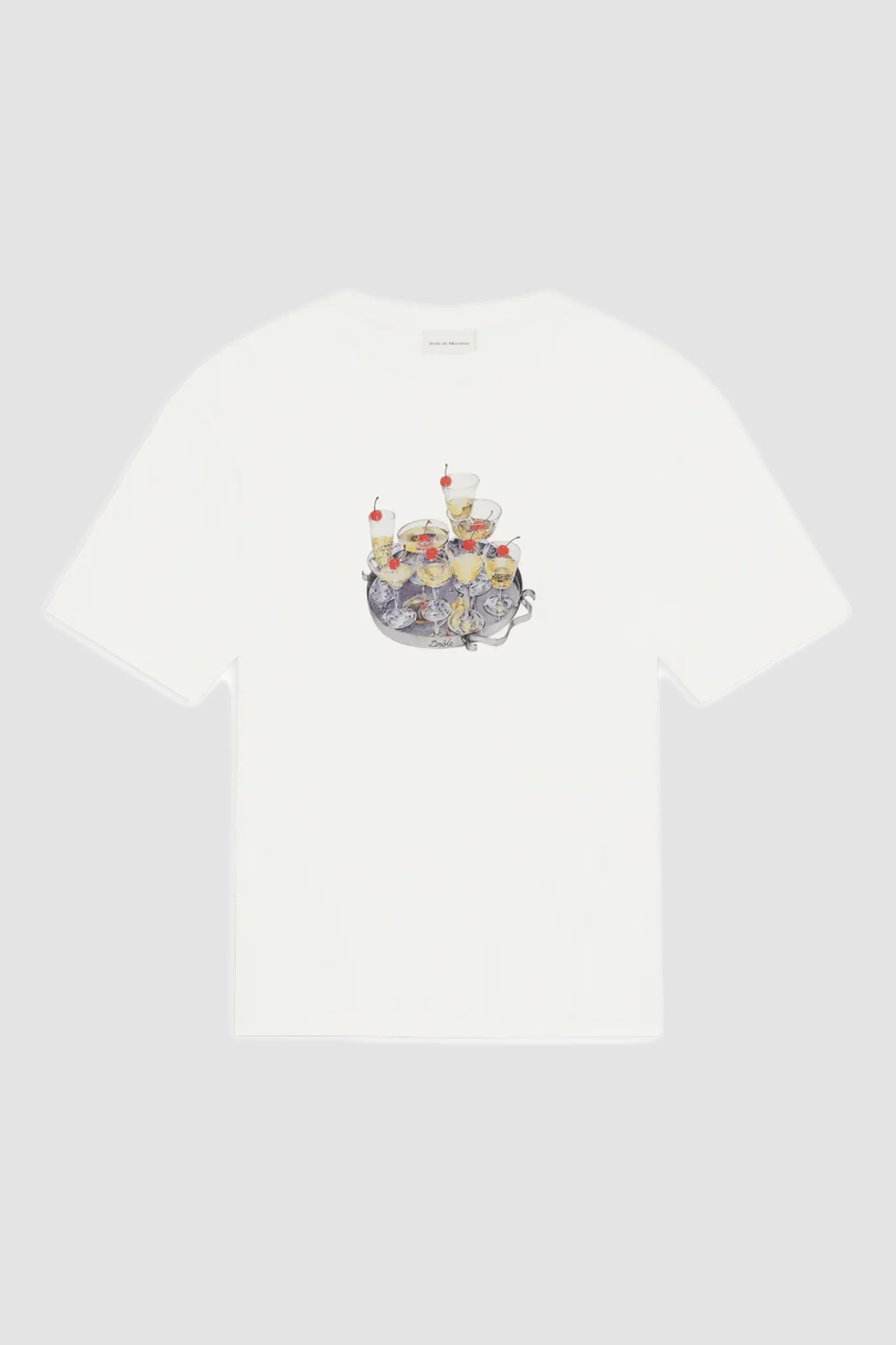 Drôle de Monsieur Cocktails Tee - Off White