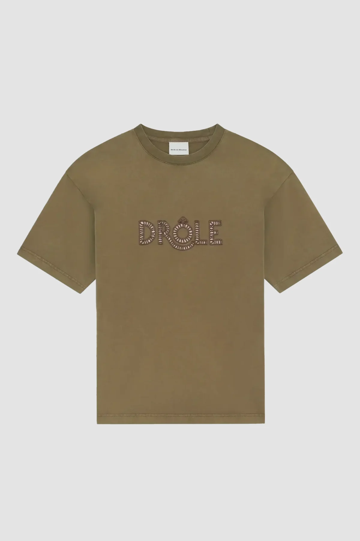 Drôle de Monsieur Drôle Ajouré Tee - Khaki