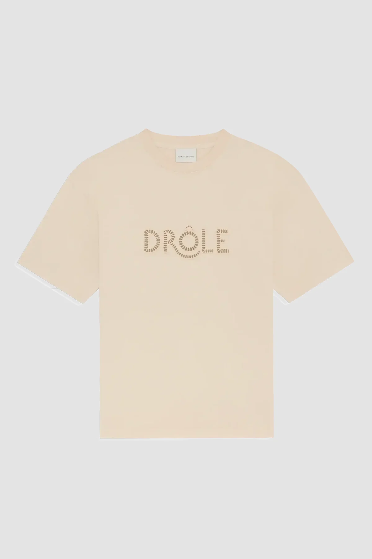 Drôle de Monsieur Drôle Ajouré Tee - Sand
