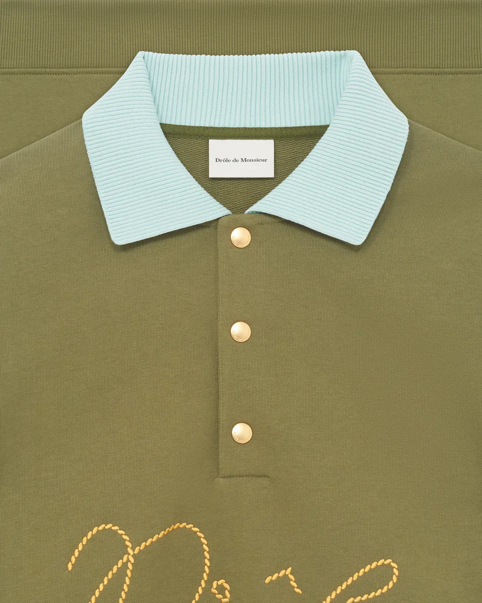 Drôle de Monsieur Drole Tresses Polo - Light Khaki - Image 2