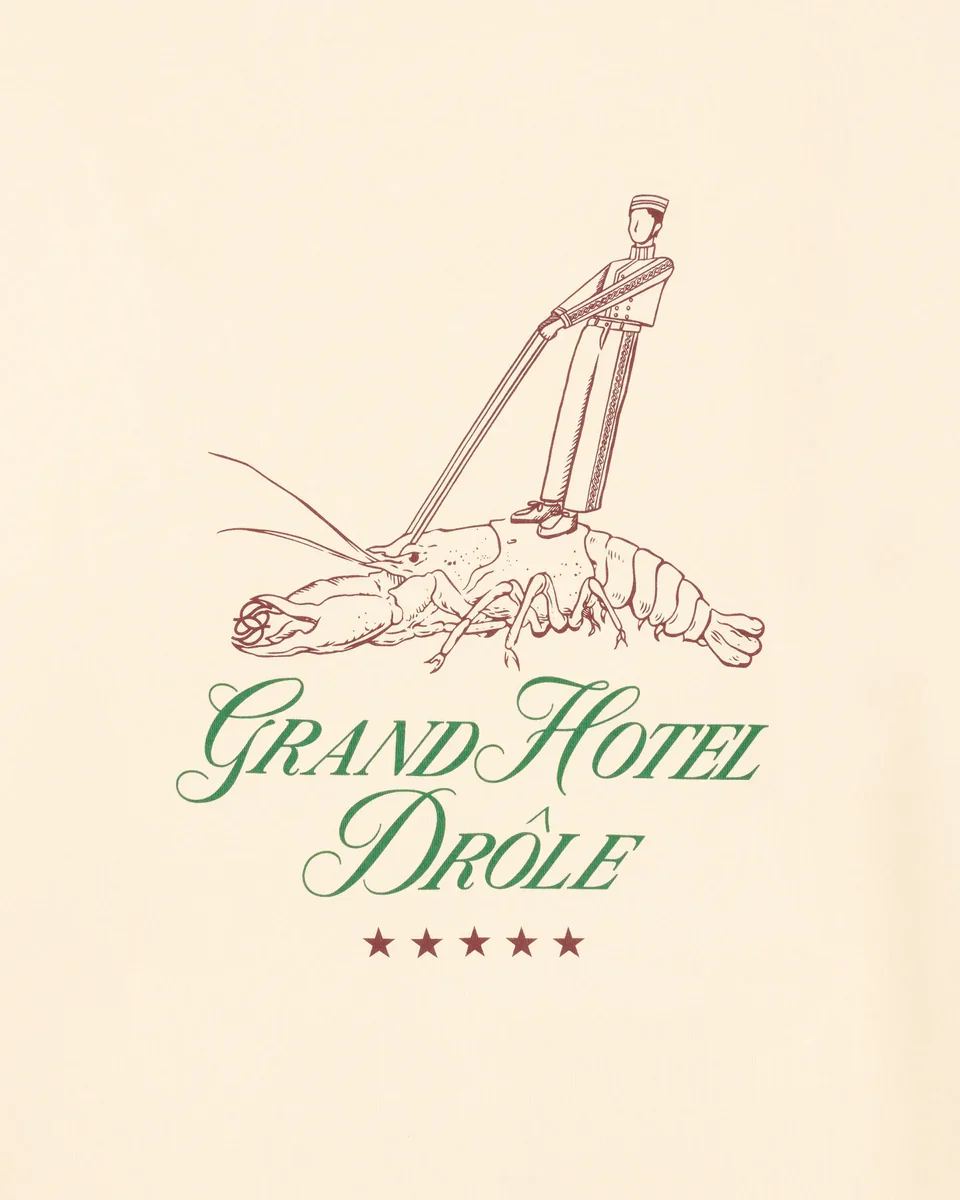 Drôle de Monsieur Homard Tee - Beige - Image 2