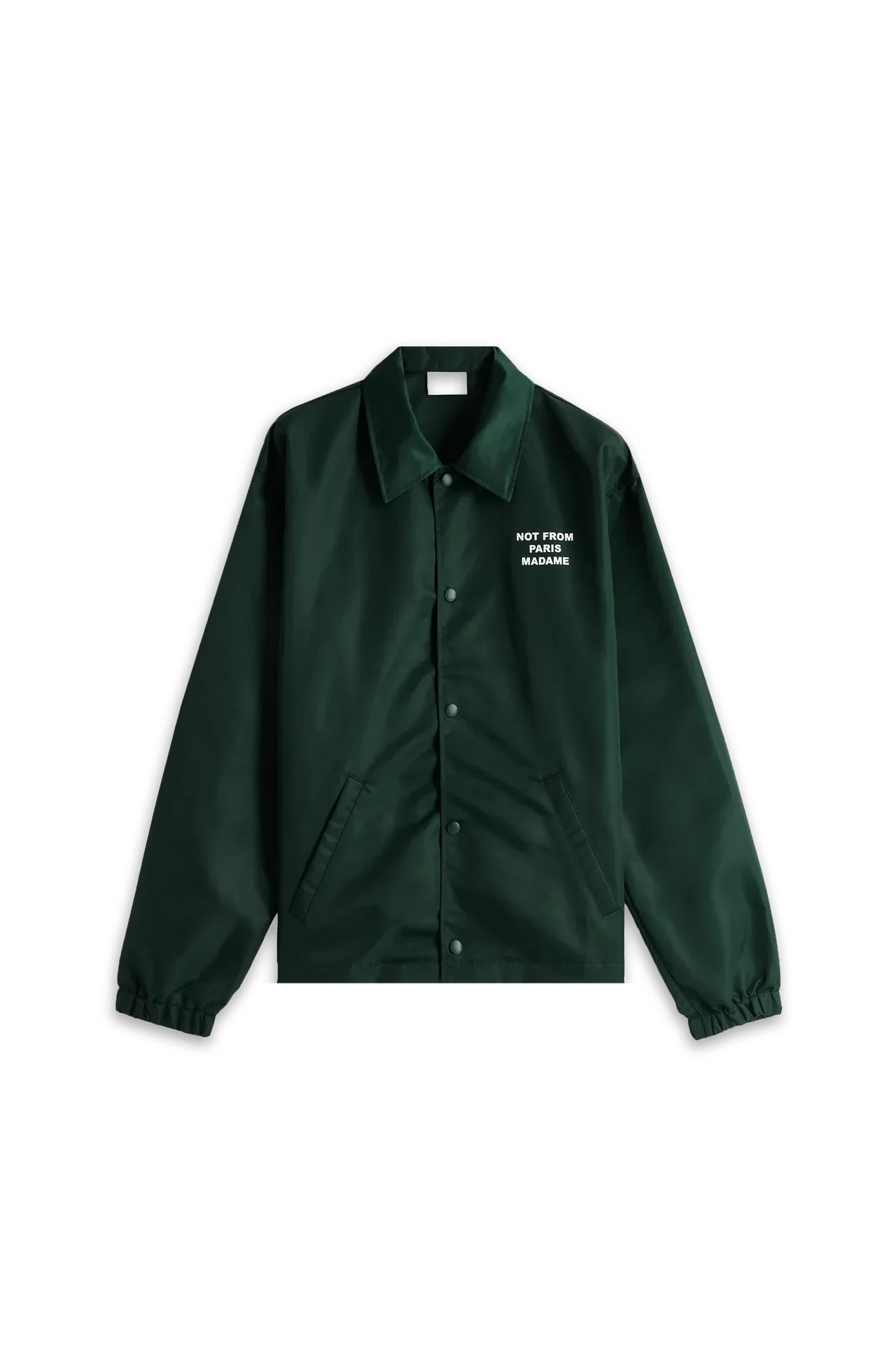 Drôle de Monsieur La Veste Slogan Jacket - Dark Green - Image 2
