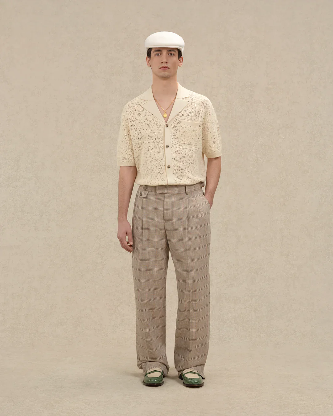 Drôle de Monsieur Maille Dentelle Shirt - Off White - Image 2