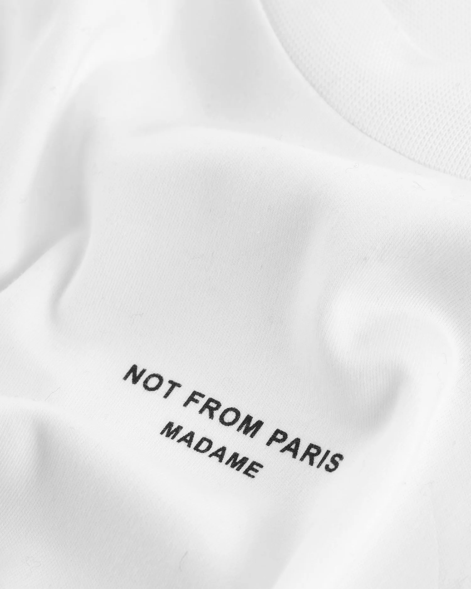 Drôle de Monsieur Slogan Classique Tee - White - Image 2
