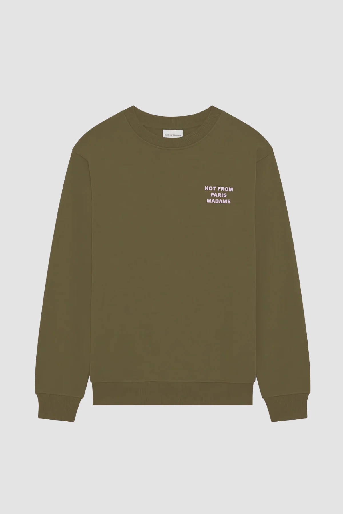 Drôle de Monsieur Slogan Crewneck - Khaki