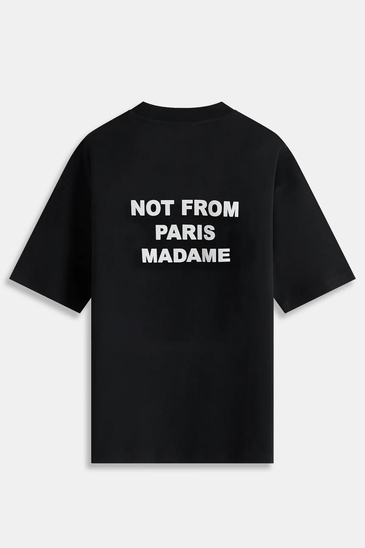 Drôle de Monsieur Slogan Tee - Black