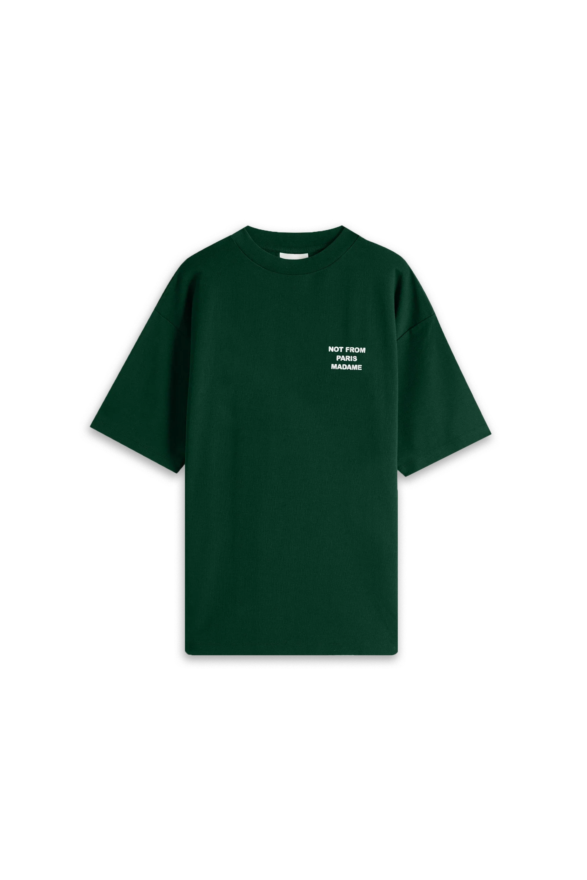 Drôle de Monsieur Slogan Tee - Dark Green - Image 2