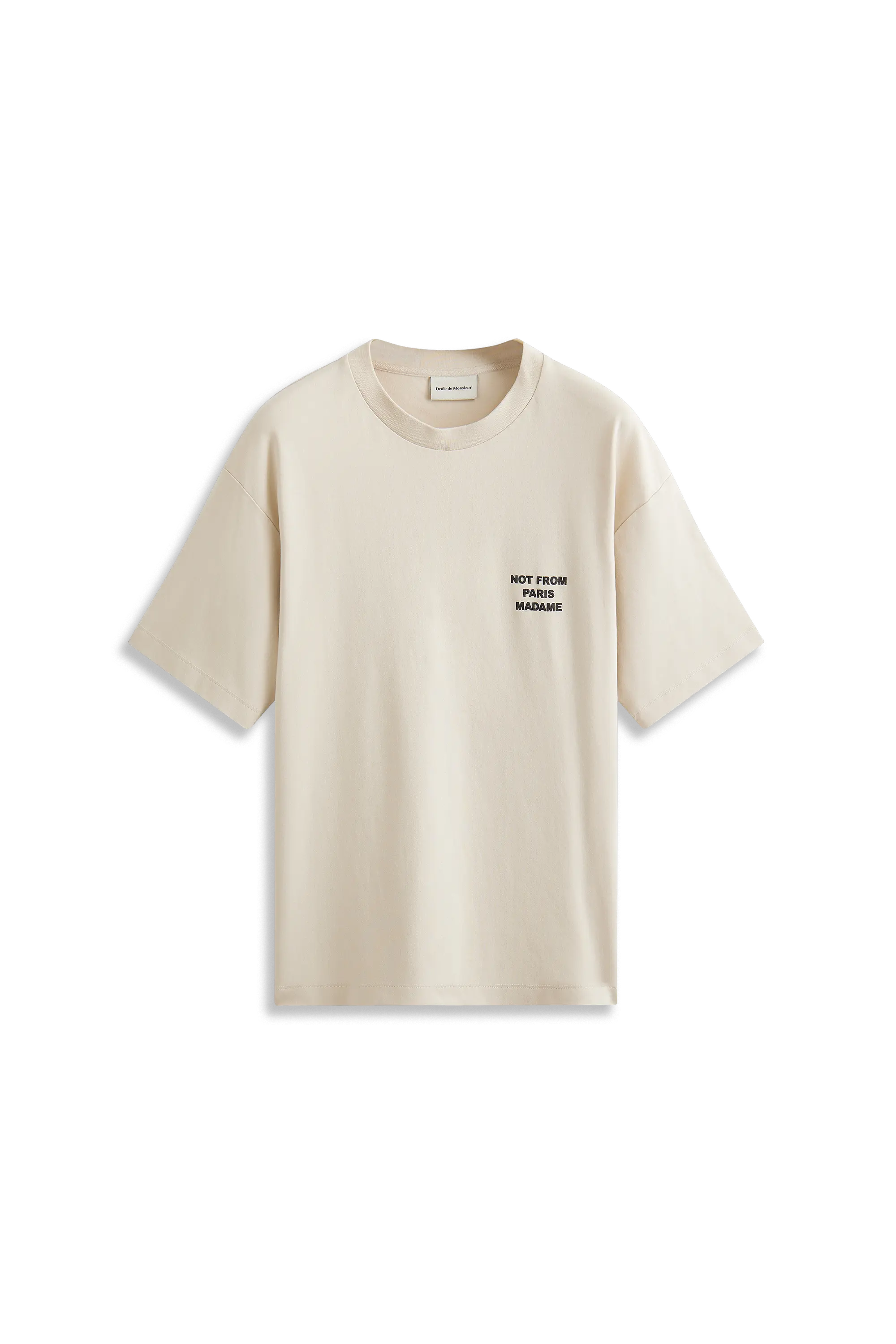Drôle de Monsieur Slogan Tee - Mastic - Image 2