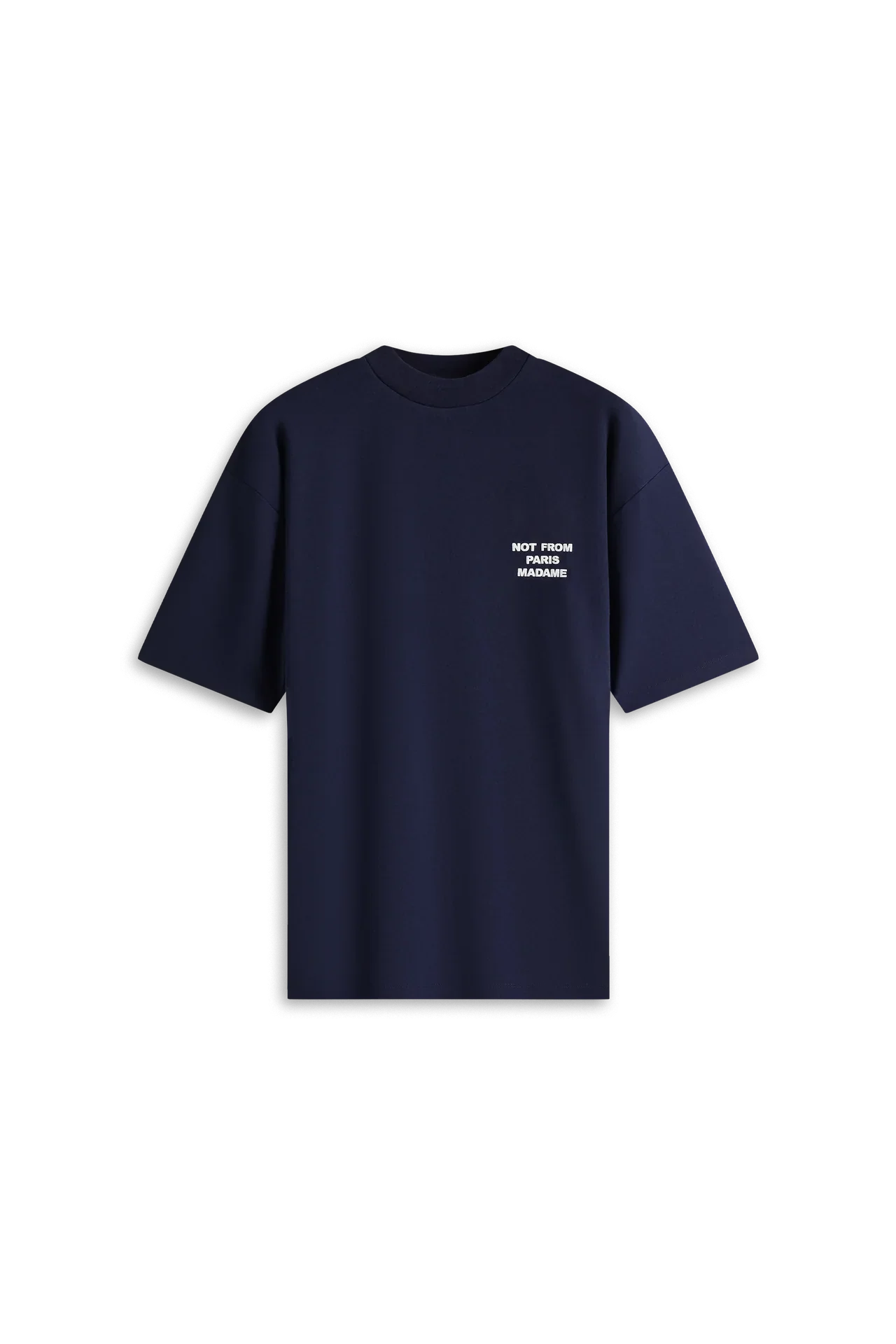 Drôle de Monsieur Slogan Tee - Navy - Image 2