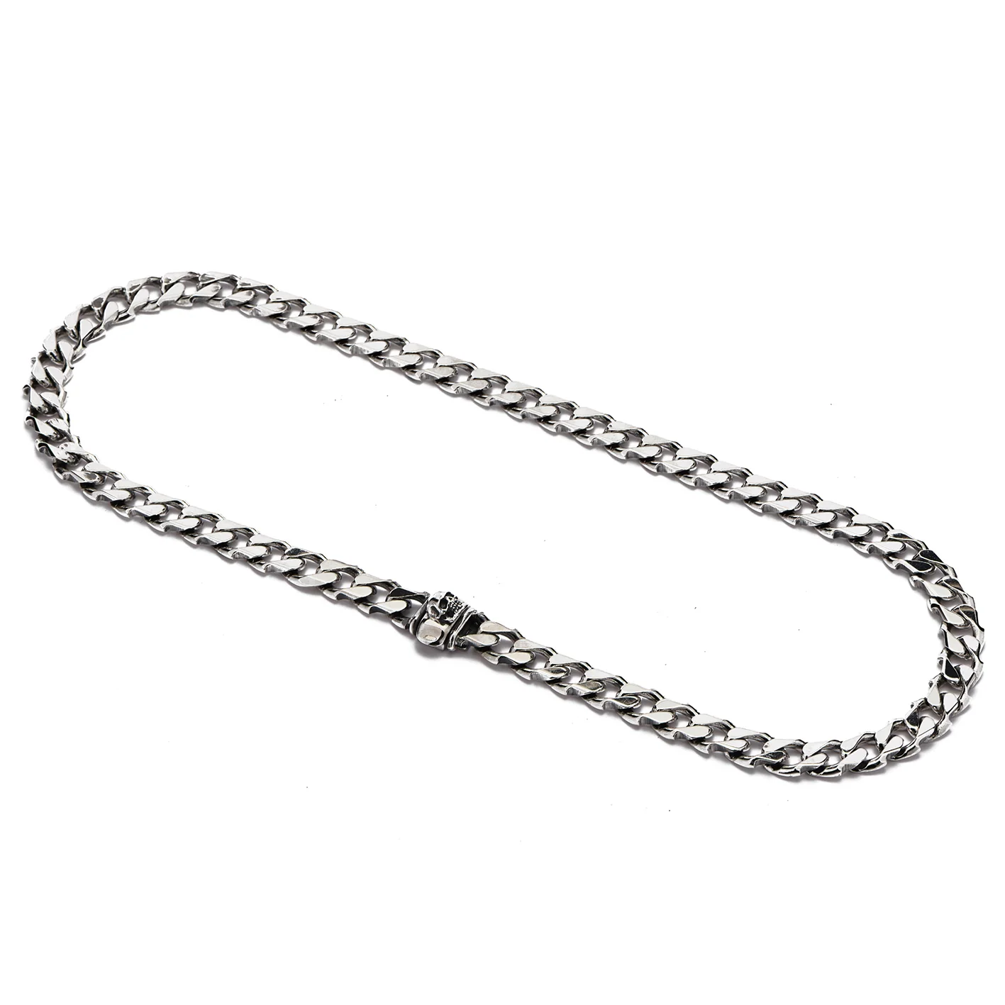 Emanuele Bicocchi Edge Chain Necklace - Silver - Image 2