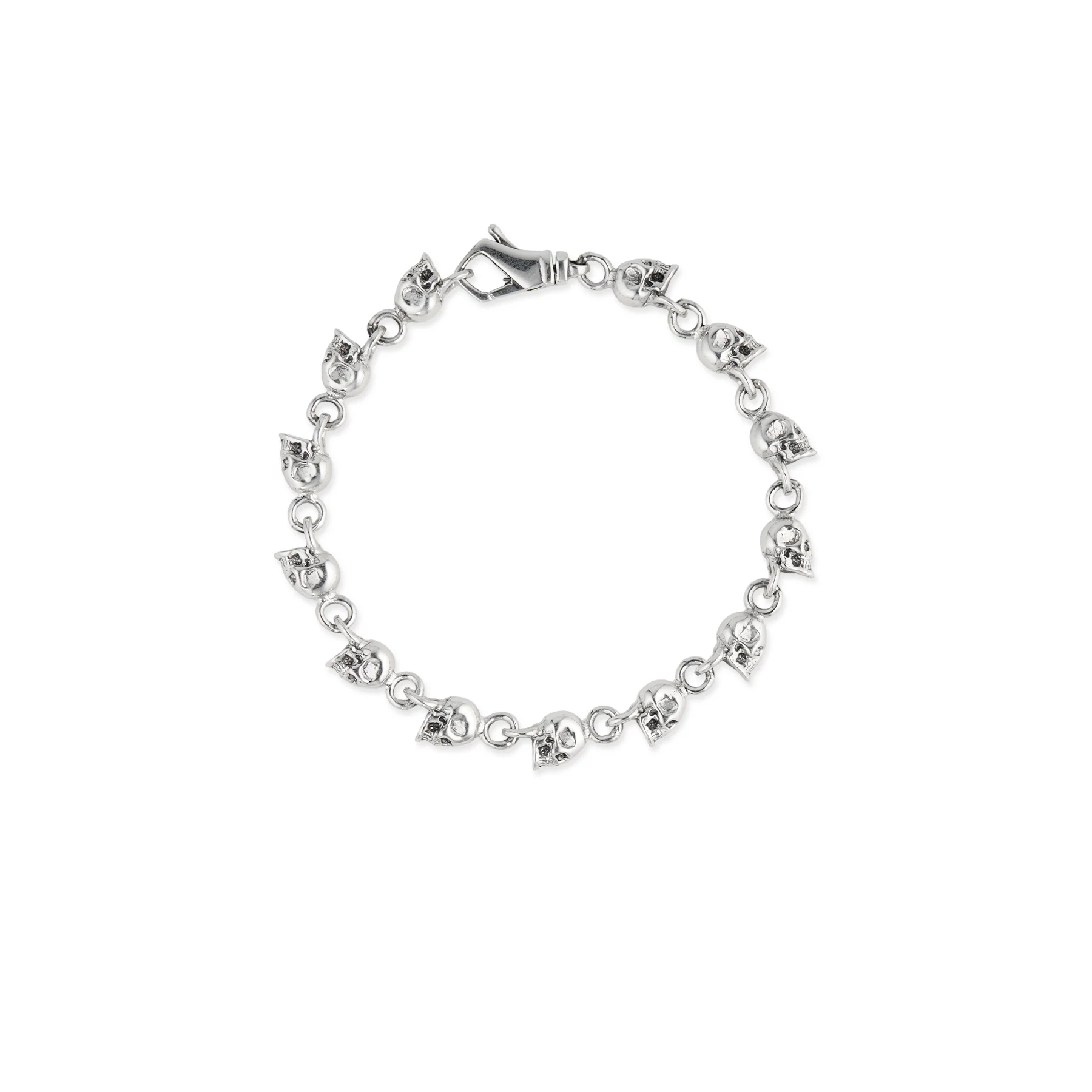 Emanuele Bicocchi Multi Skull  Bracelet - Silver - Image 2