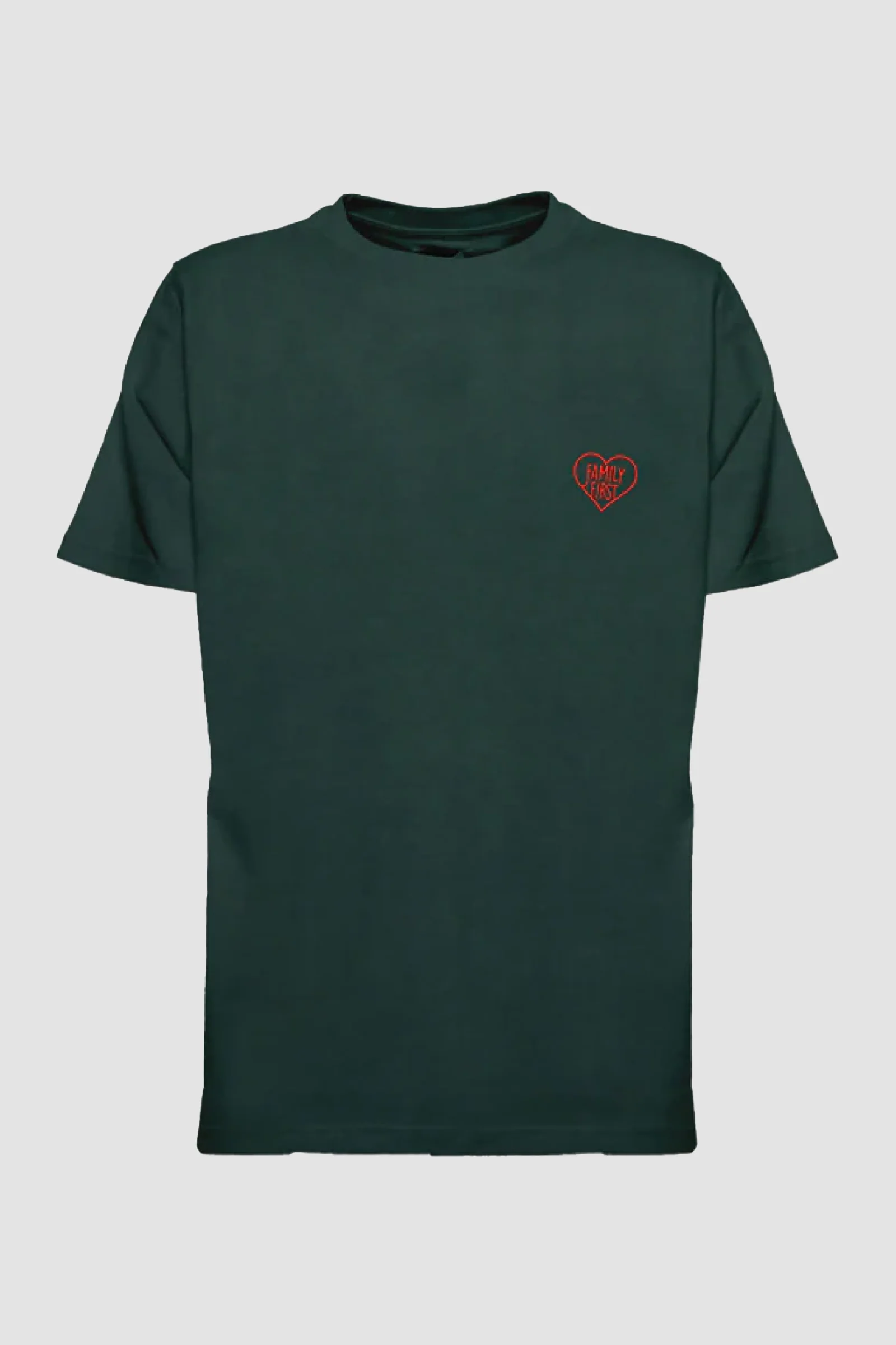 Family First Heart Tee - Green