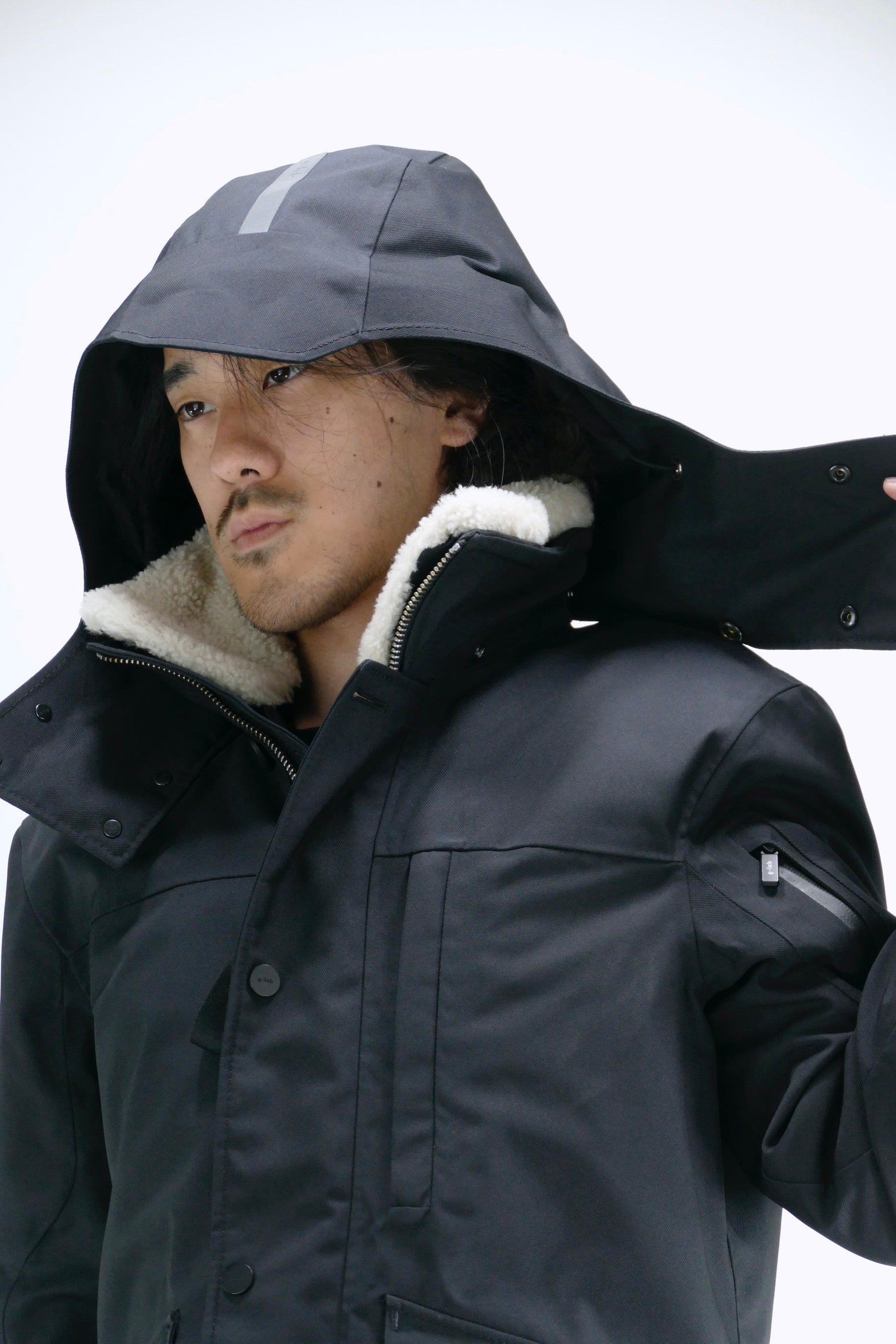 g-lab Mens Eco *Parka Commander II Tech - Dark Navy - Image 4