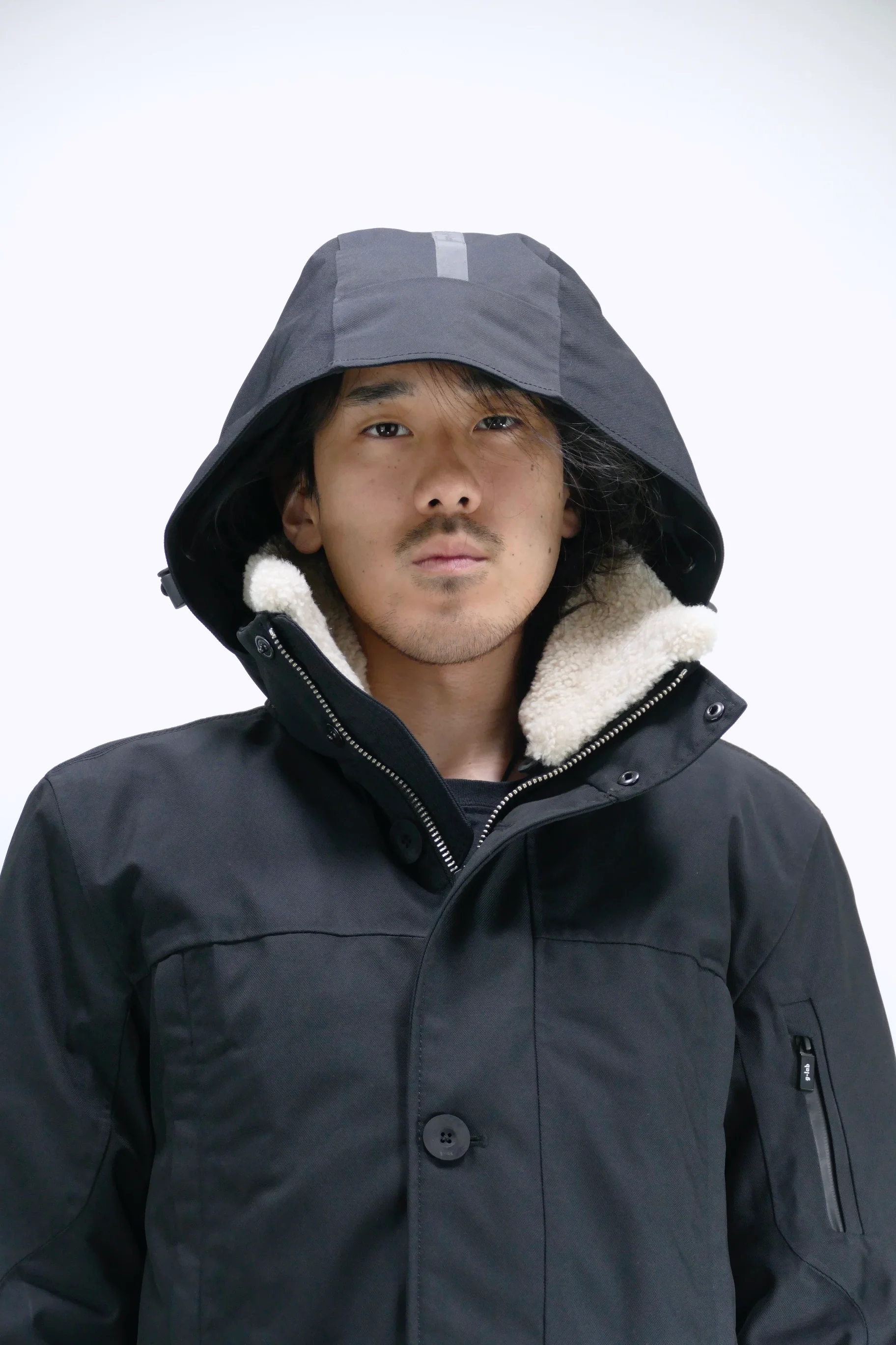 g-Lab Mens Eco *Parka Explorer II Tech - Dark Navy - Image 4