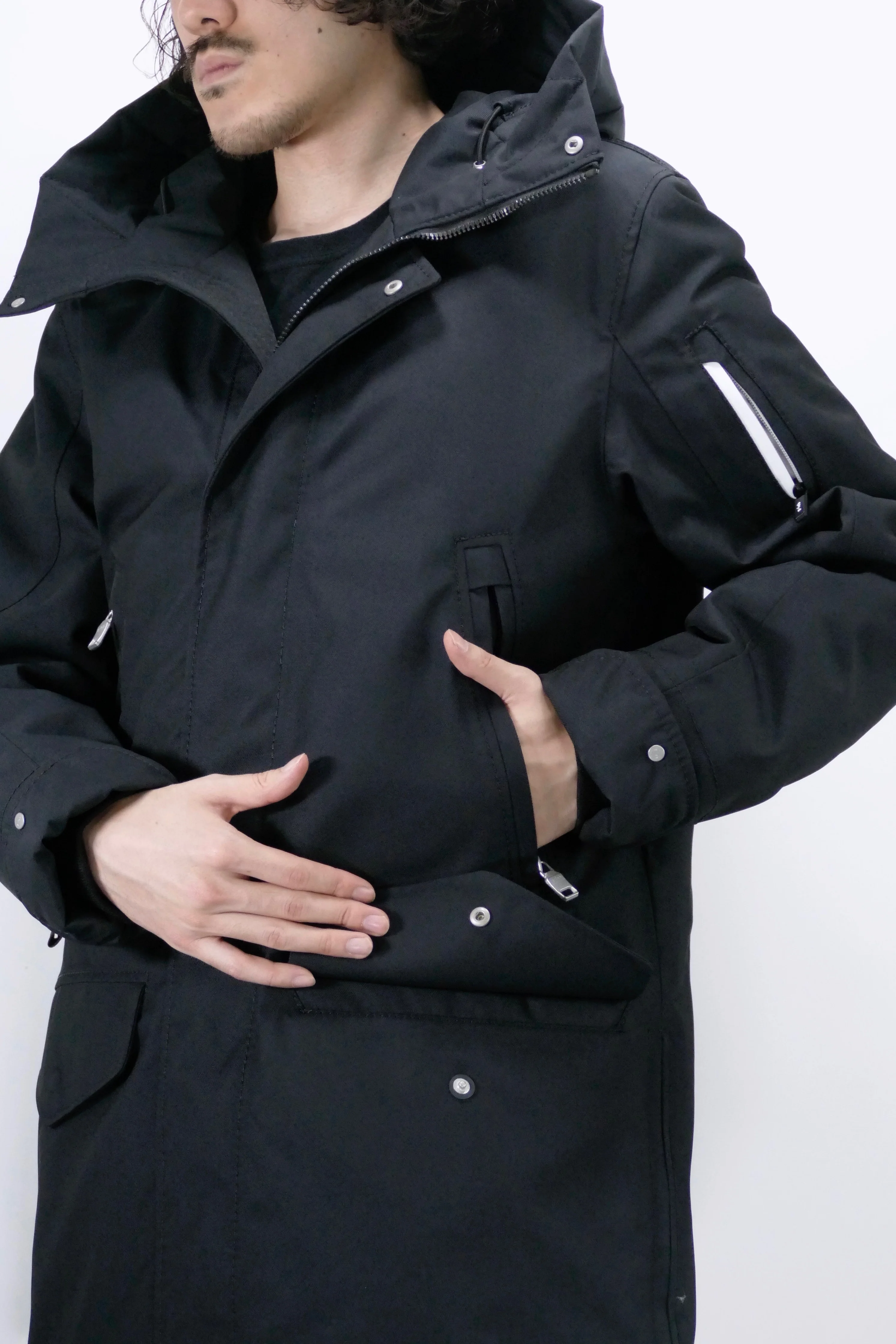 g-lab Mens Eco *Parka Halley Tech Touch- Dark Navy - Image 5