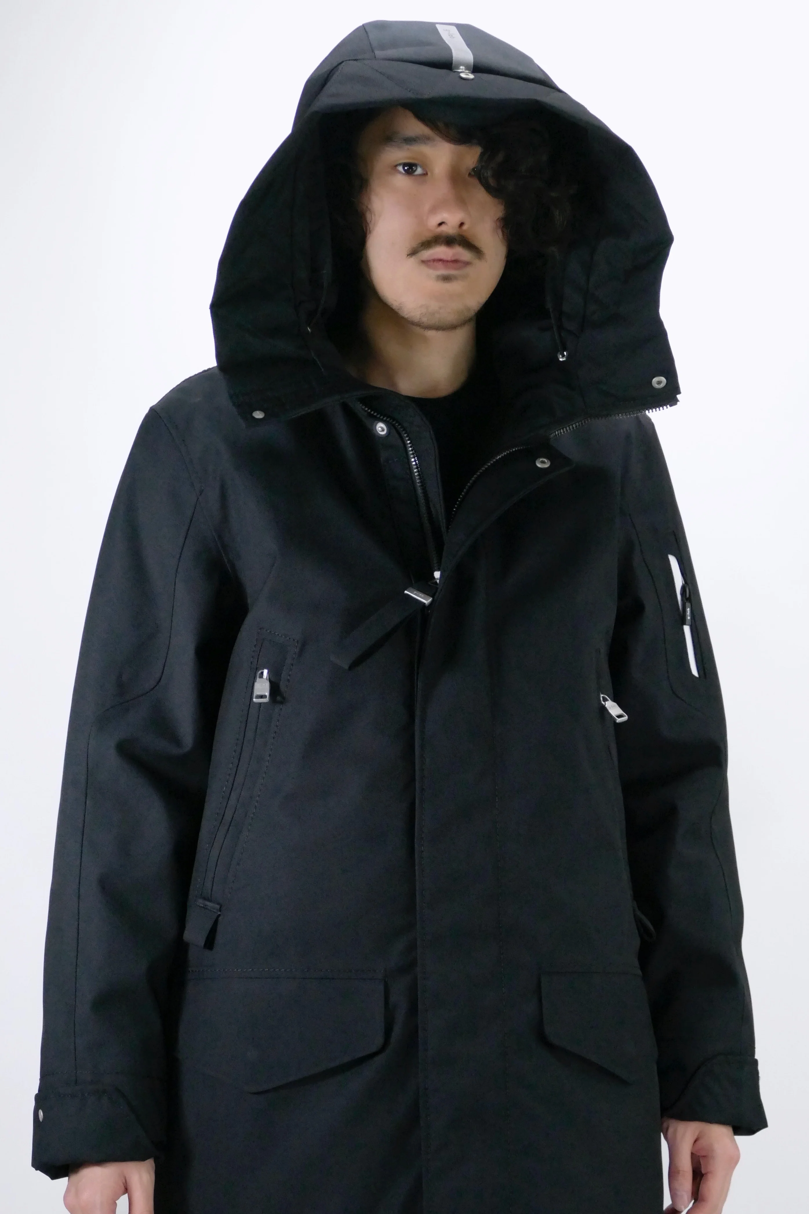 g-lab Mens Eco *Parka Halley Tech Touch- Dark Navy - Image 6