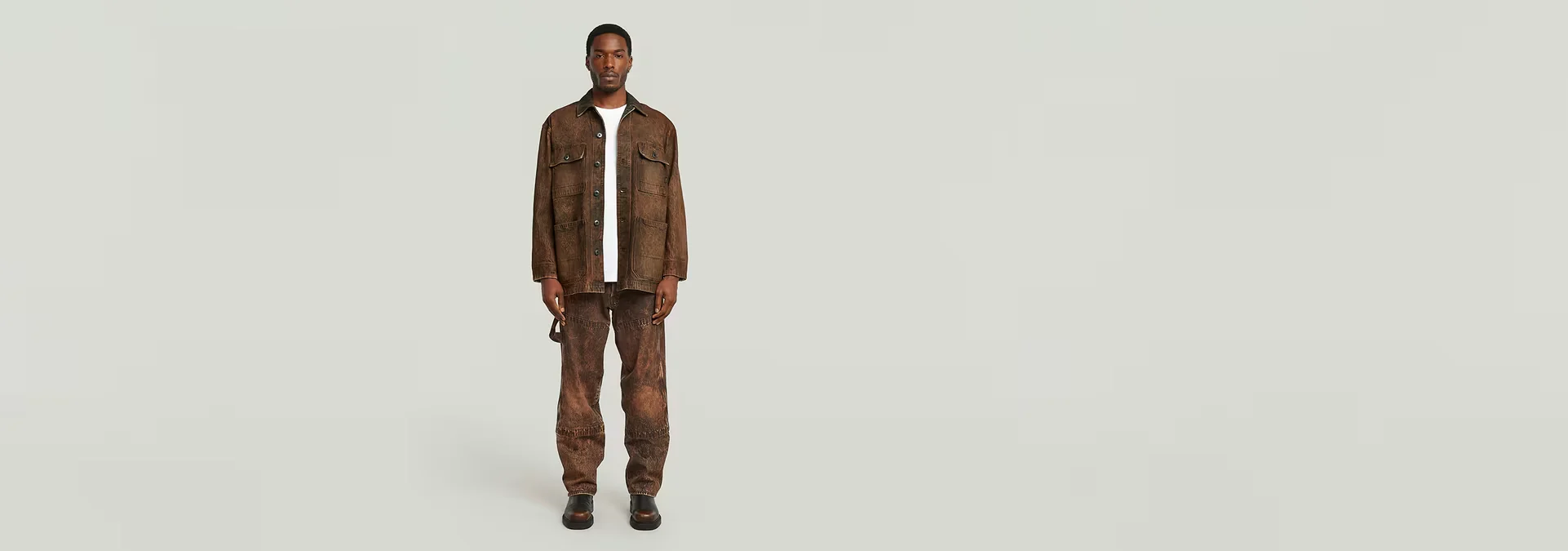 G-Star Chore Jacket - Cognac - Image 3