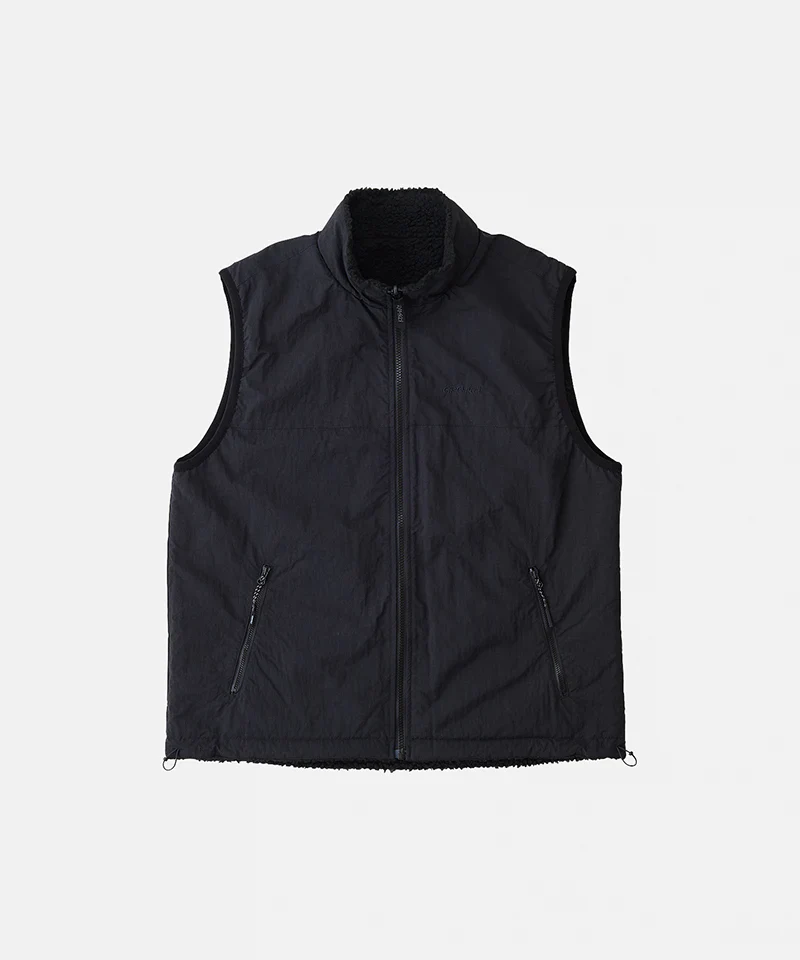 Gramicci Reversible Sherpa Vest - Charcoal/Black - Image 6