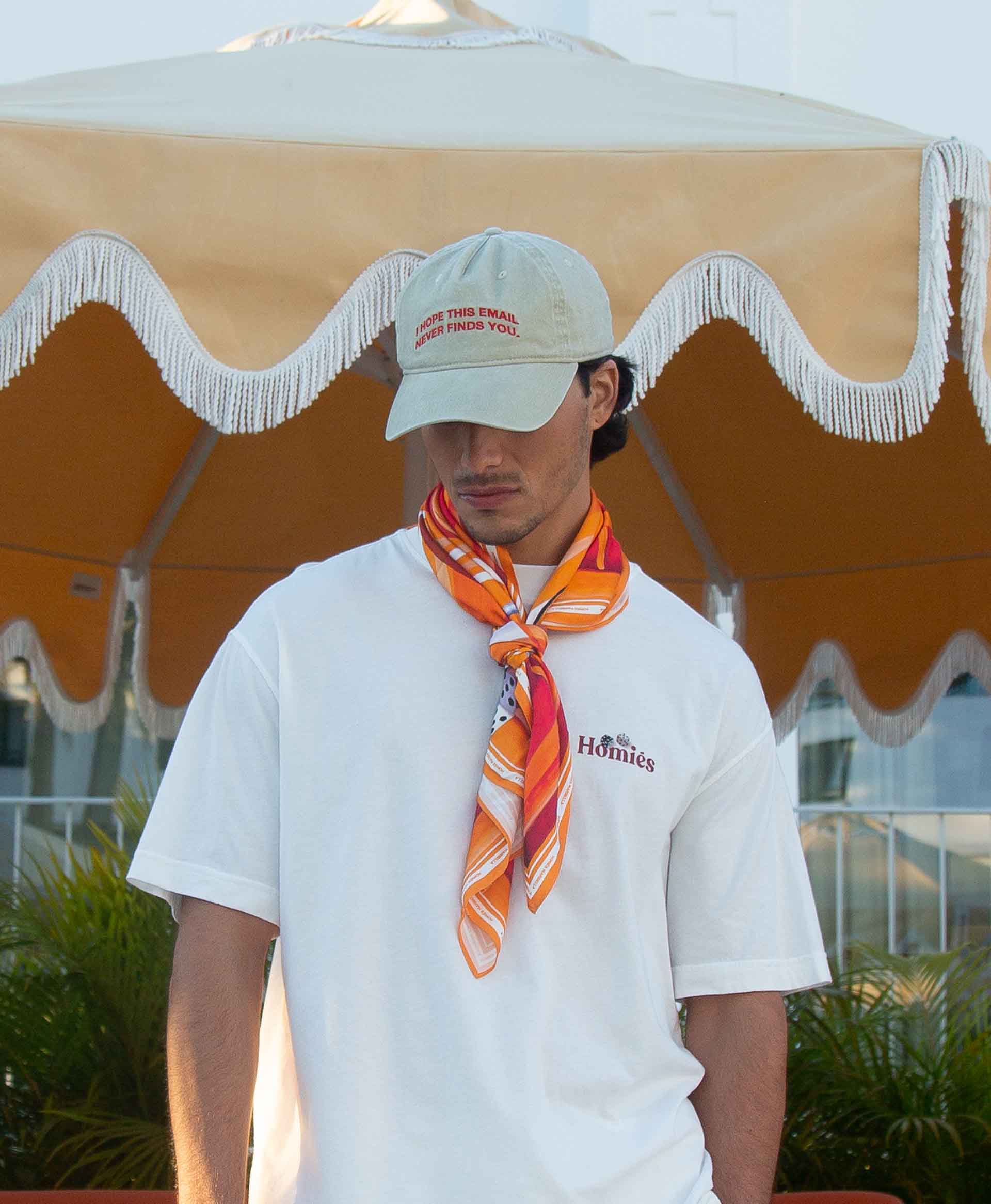 Homies Marbella Backgammon Scarf - Orange - Image 2