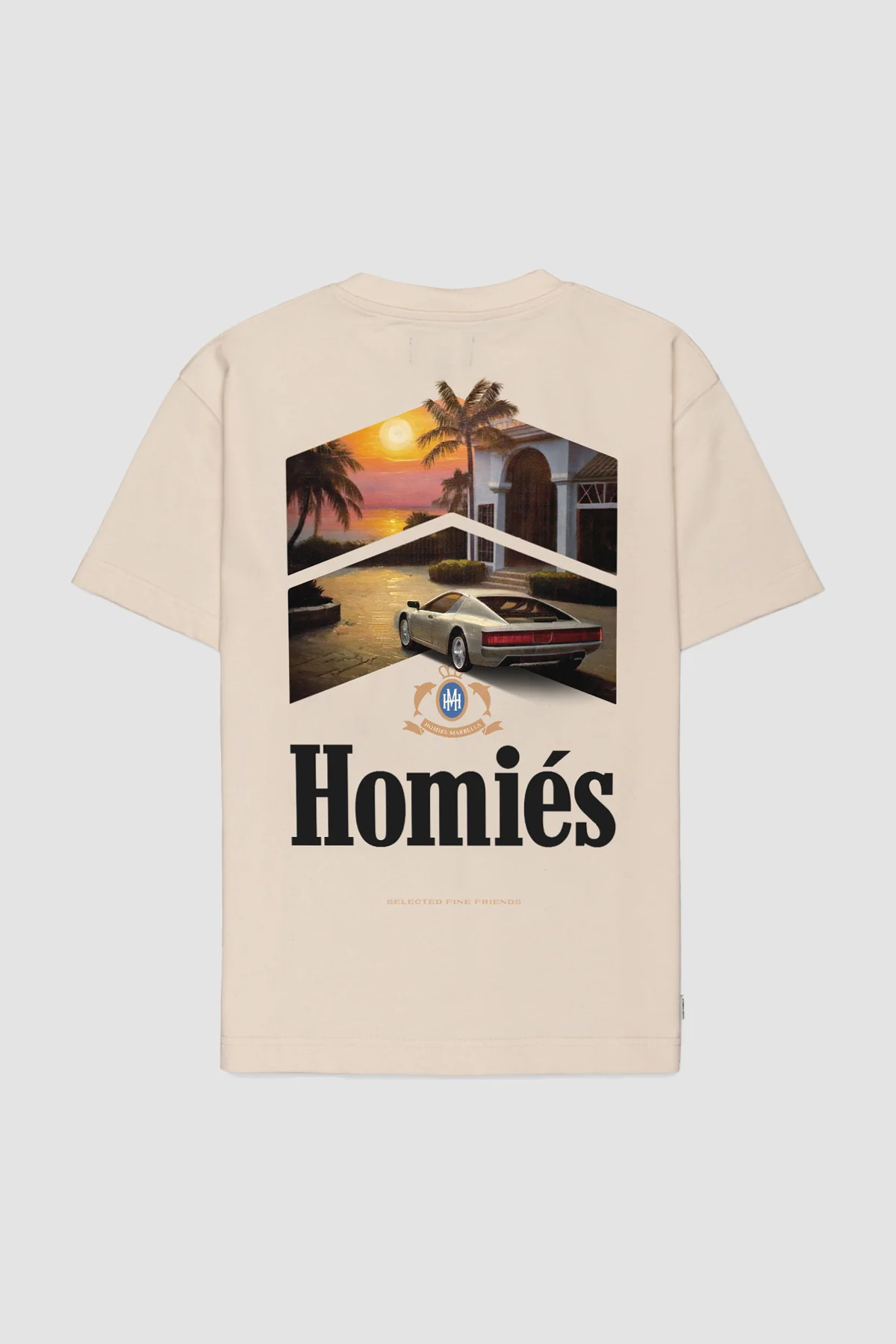 Homies Marbella Racing Special Edition Tee - Beige