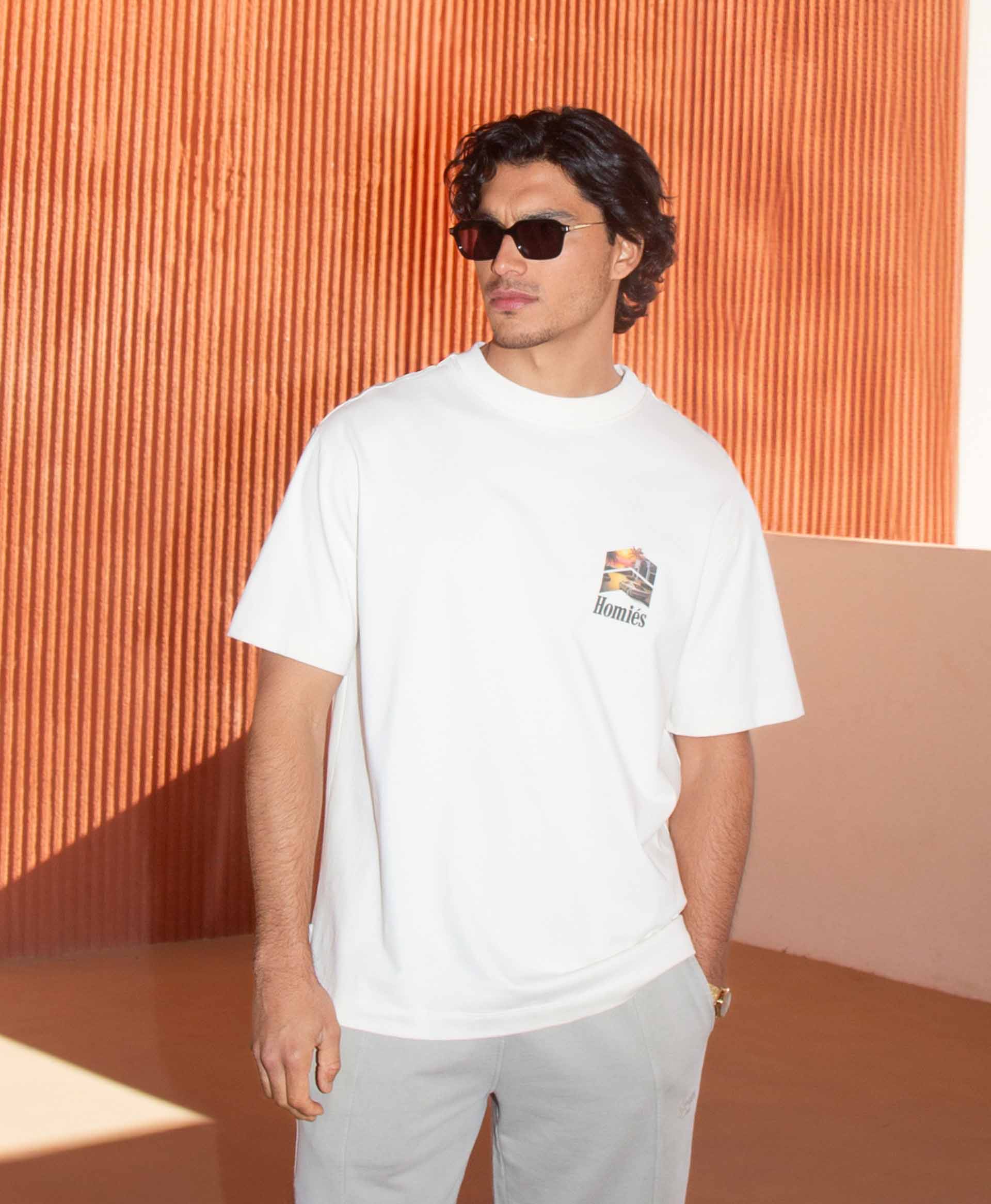 Homies Marbella Racing Special Edition Tee - Beige - Image 4