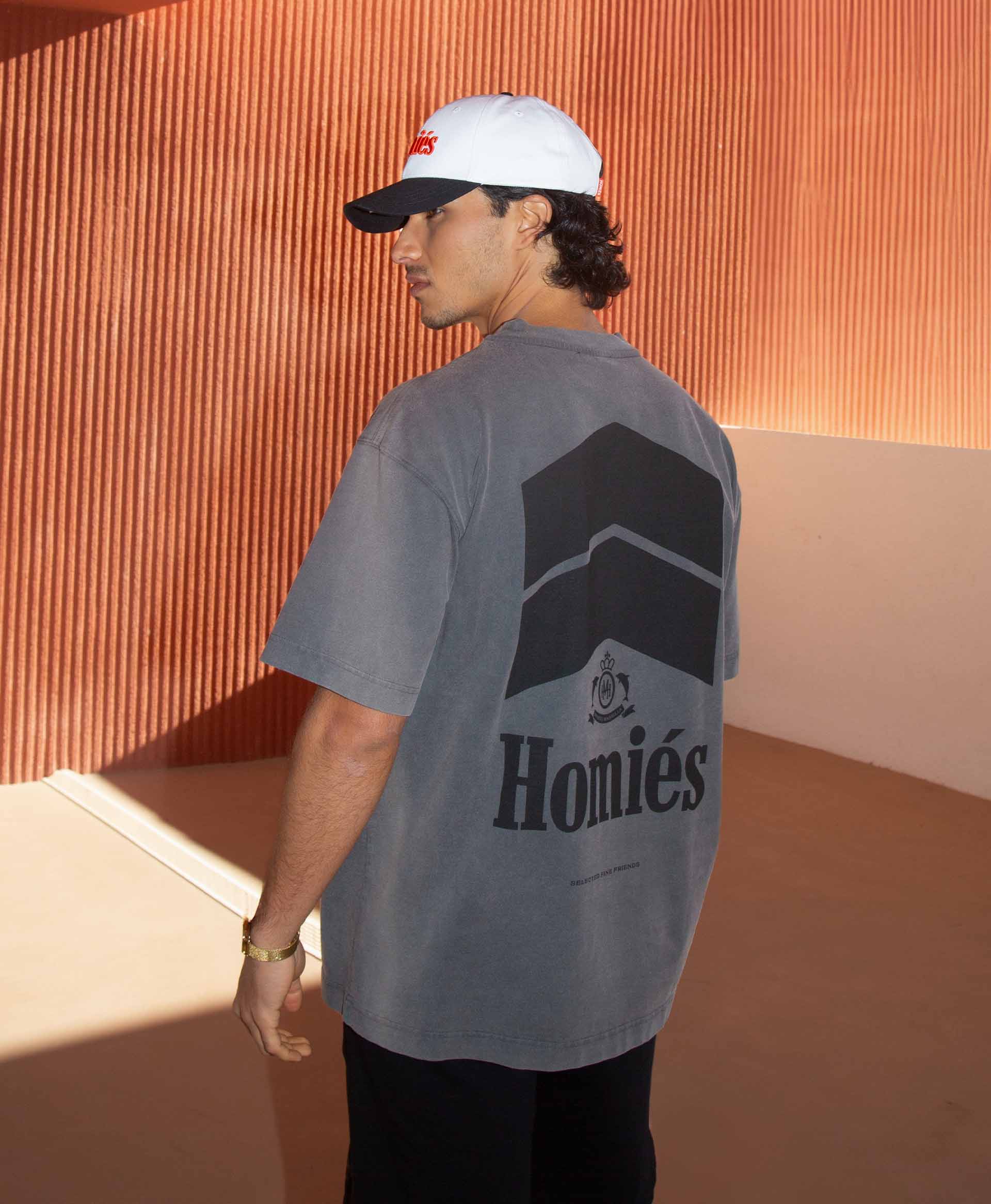 Homies Marbella Racing Tee - Vintage Grey - Image 4