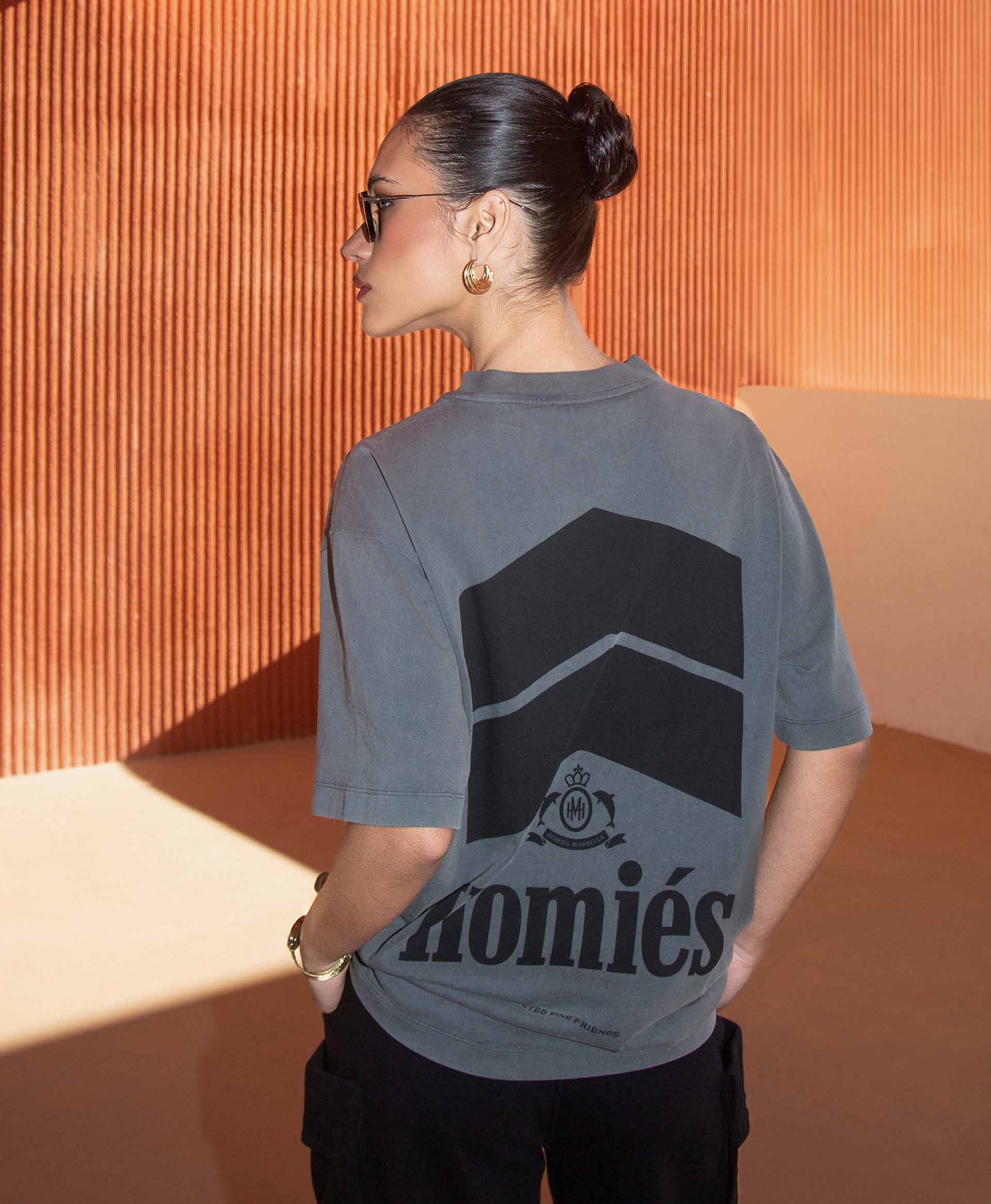 Homies Marbella Racing Tee - Vintage Grey - Image 6