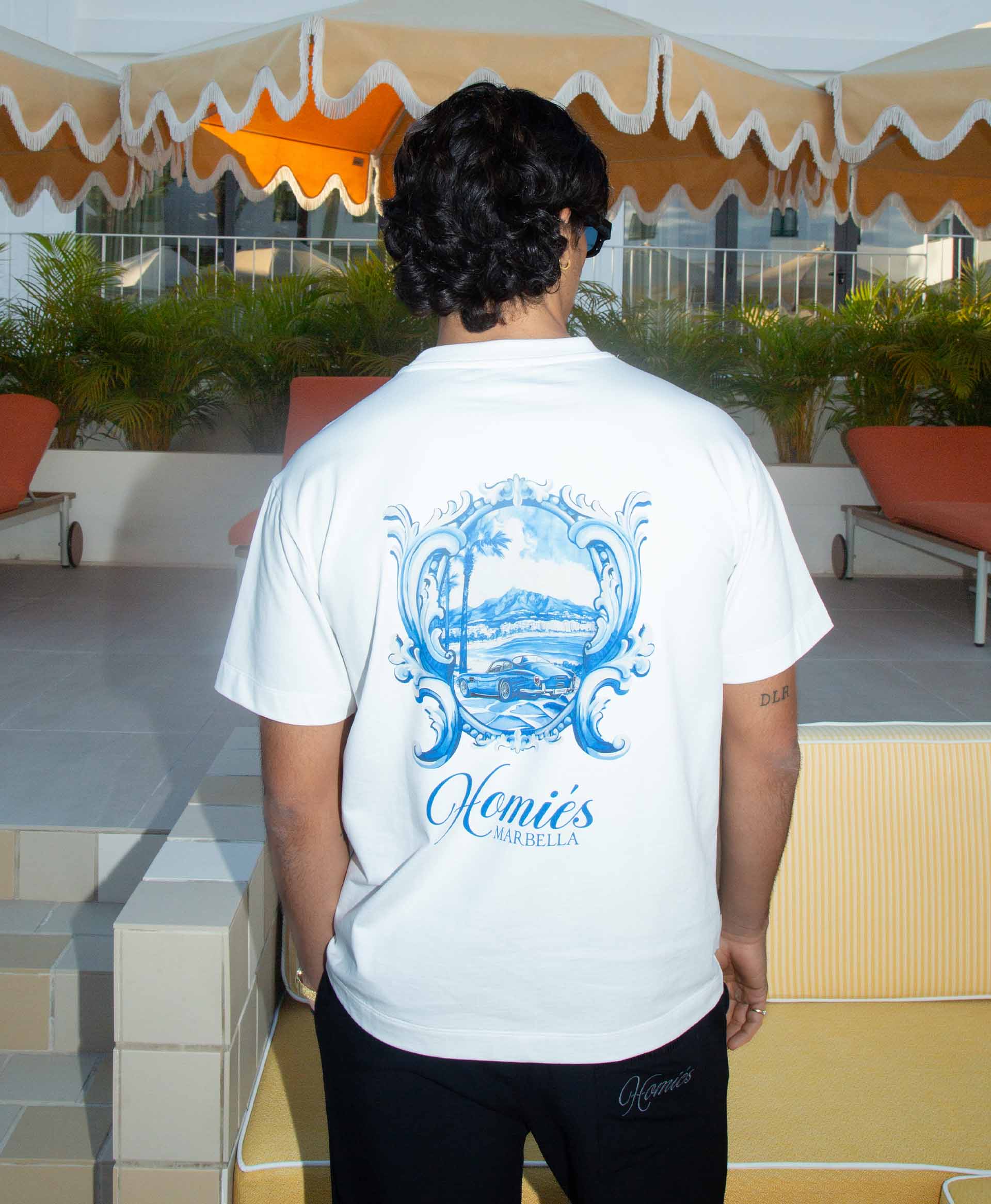 Homies Marbella Sol Y Sombra Tee - White - Image 3