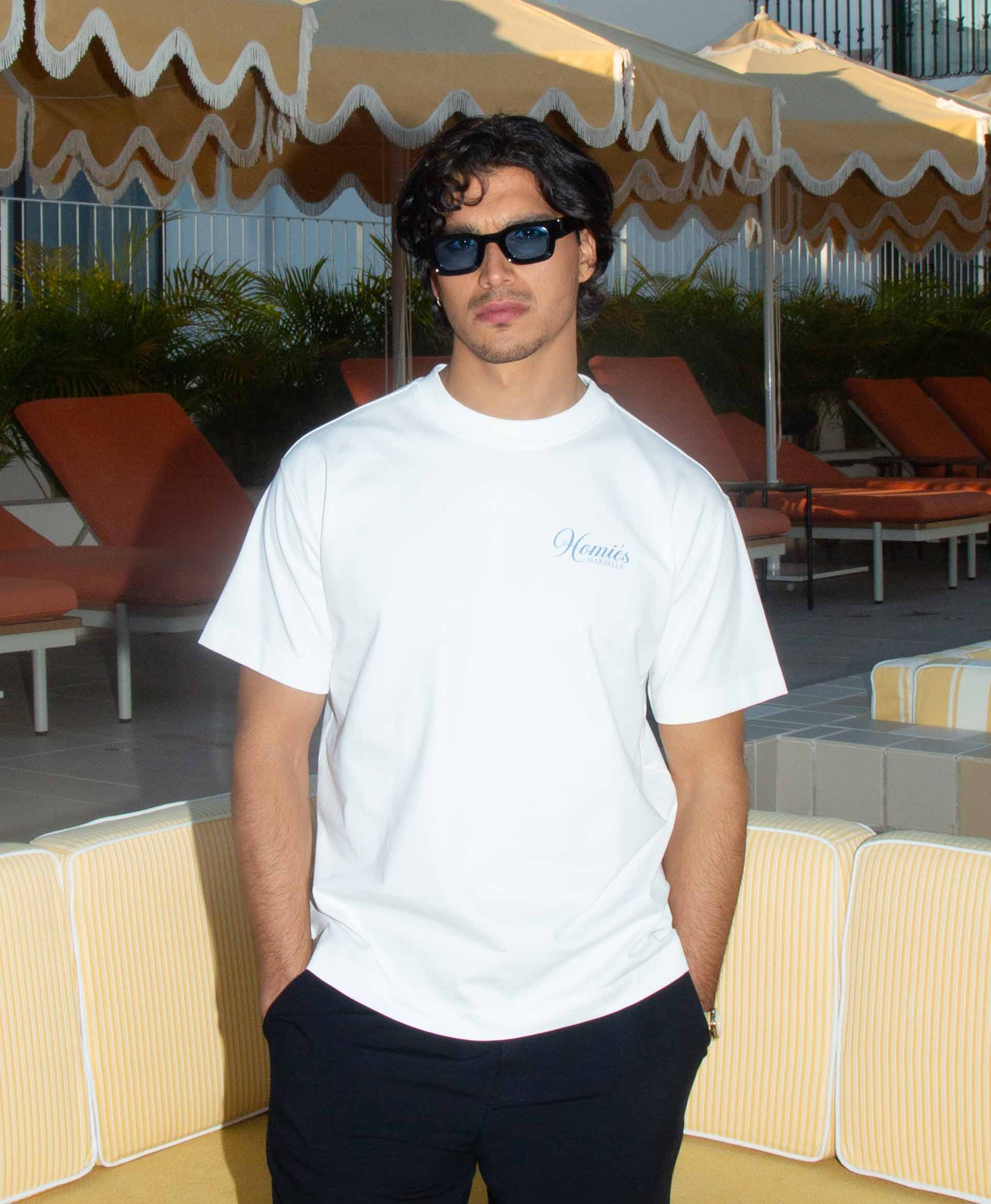 Homies Marbella Sol Y Sombra Tee - White - Image 4