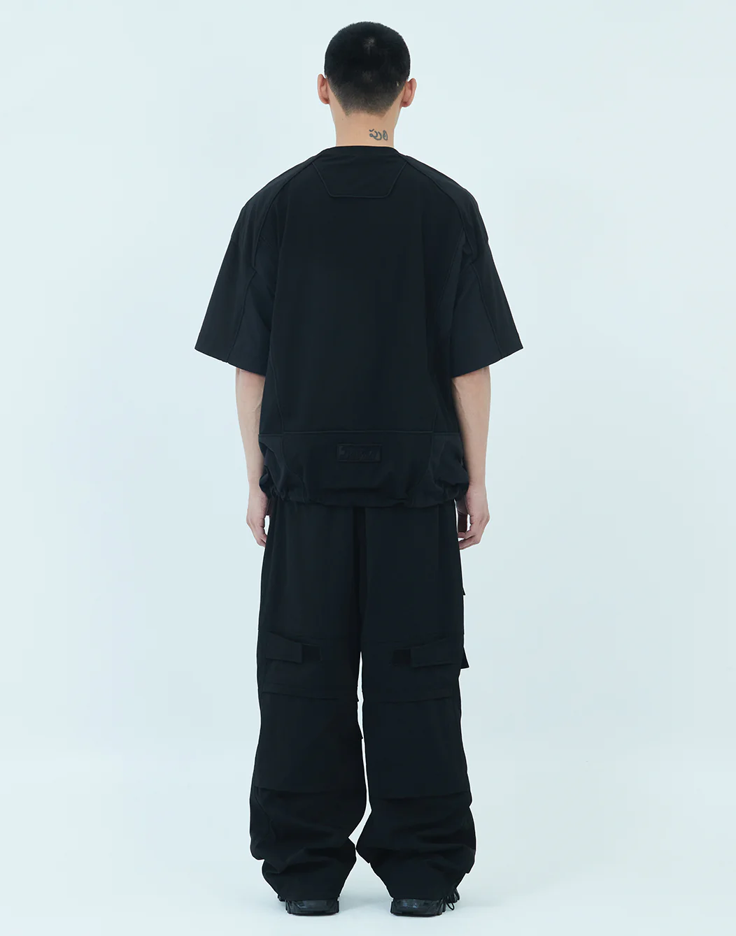 Juun.J Tricot Soccer Jersey  Tee - Black - Image 2