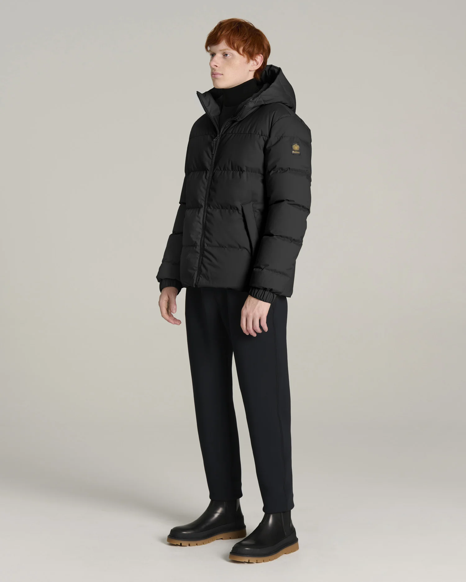 Kanuk Mens Down Jacket Hugo - Black - Image 3