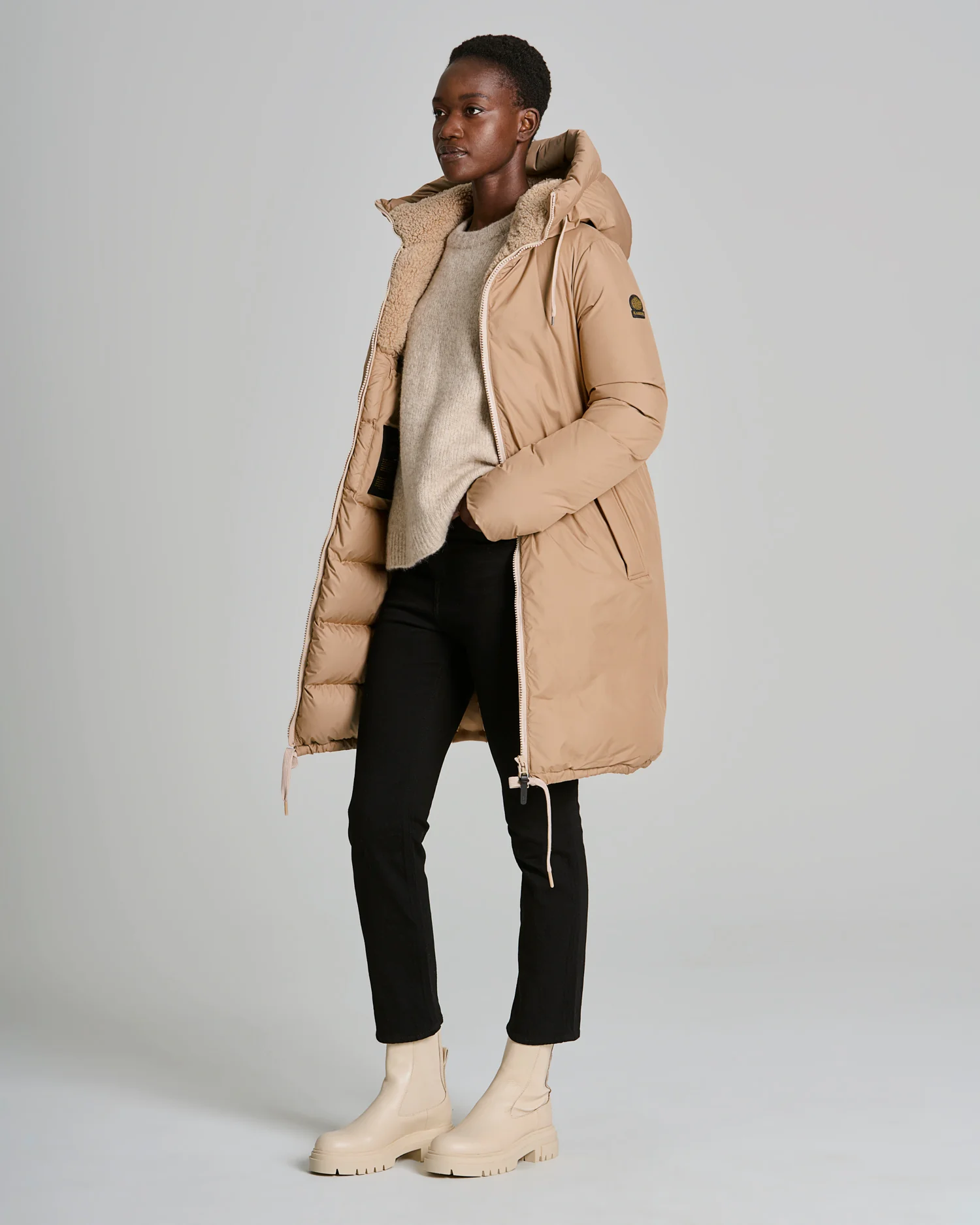 Kanuk Womens Down *Parka Meiwa - Sand - Image 5