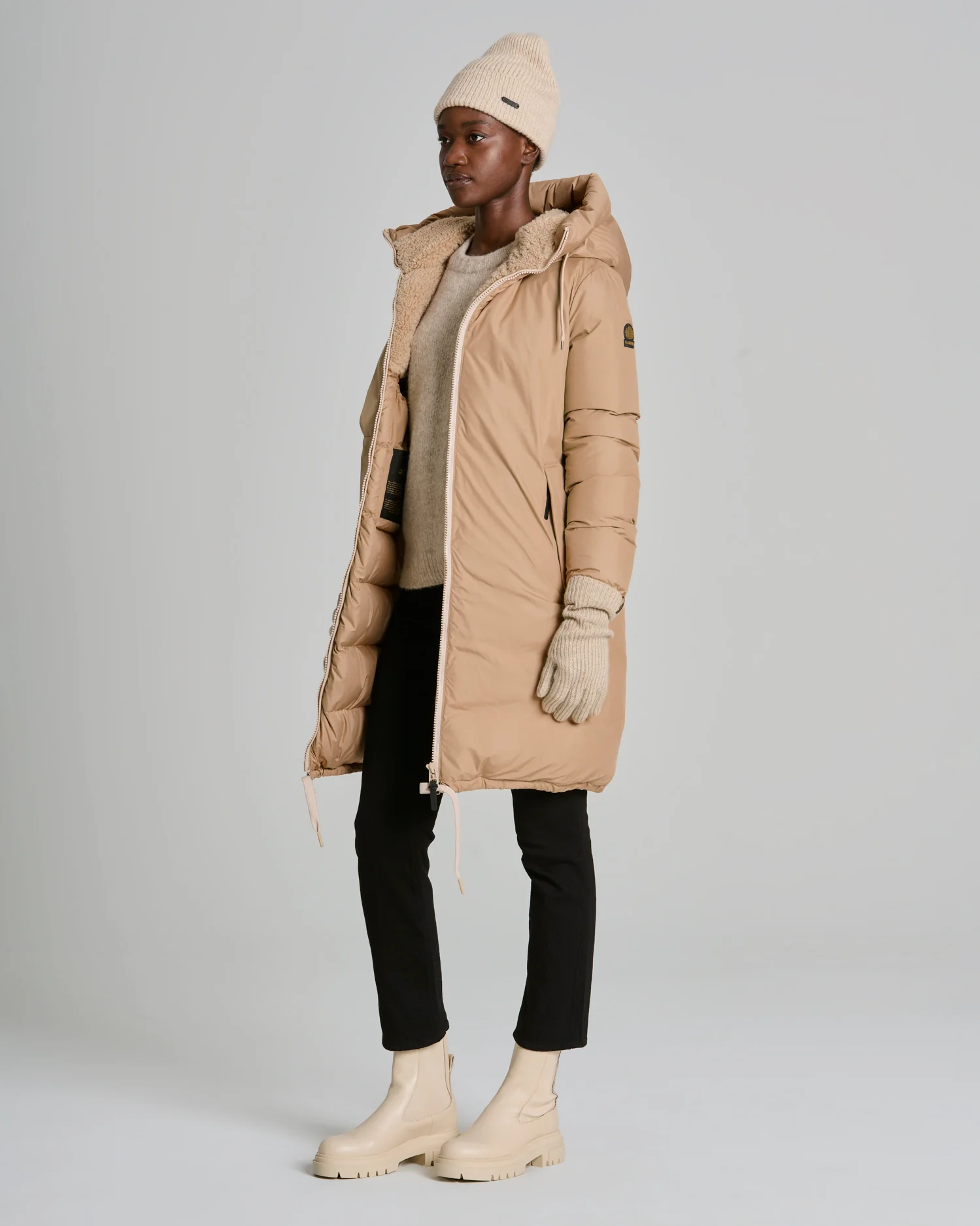 Kanuk Womens Down *Parka Meiwa - Sand - Image 6