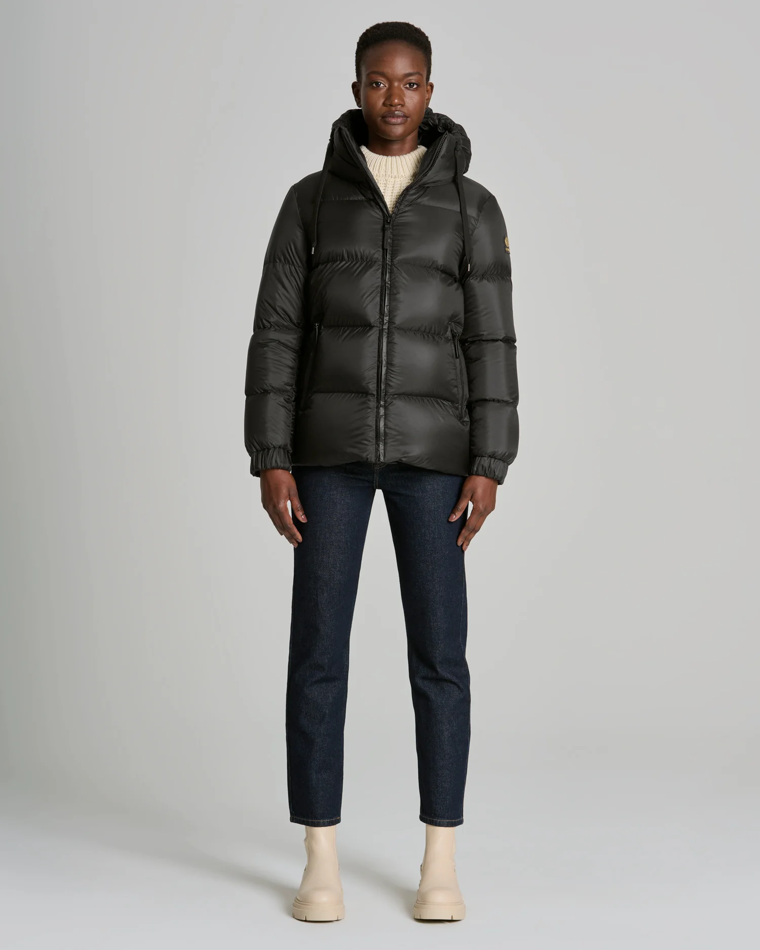 Kanuk Womens Down Jacket Molly STF - Dusty Black - Image 2
