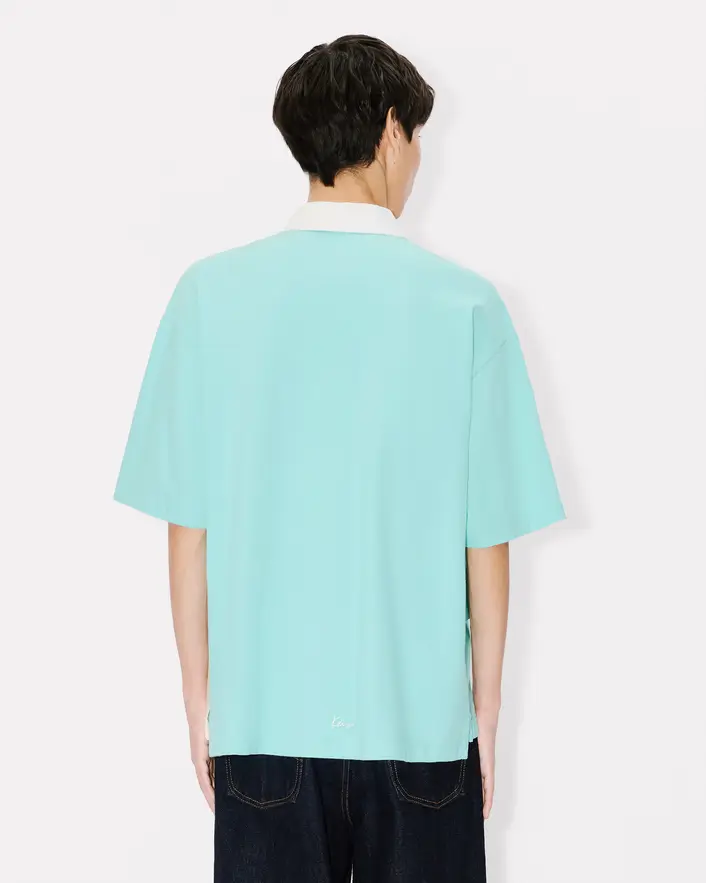 Kenzo Cartoon Relax Polo - Aqua - Image 2