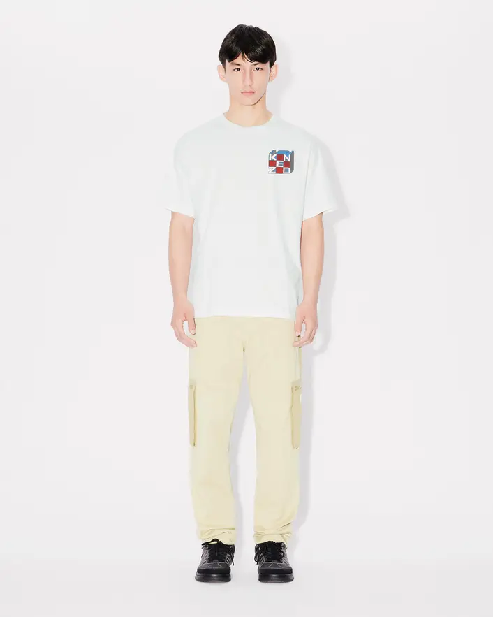 Kenzo Slim Cargo Pants - Beige - Image 3