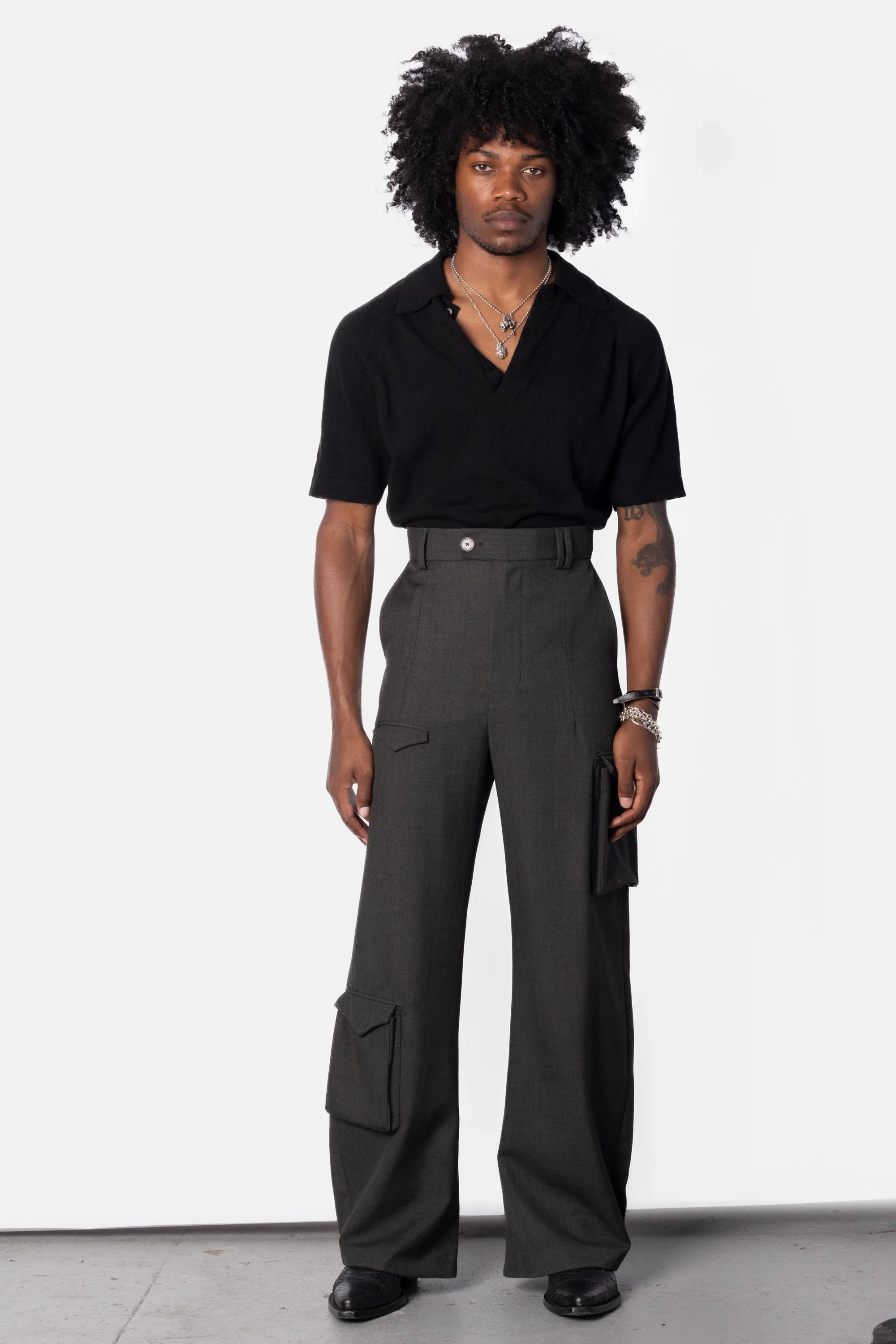 Kody Phillips Cargo Slacks Pants - Soot - Image 3
