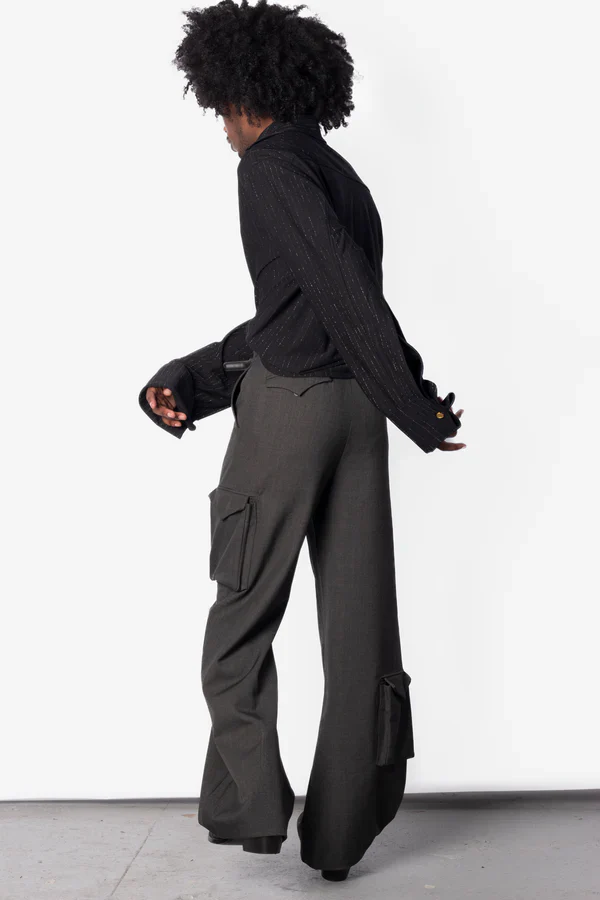 Kody Phillips Cargo Slacks Pants - Soot - Image 4