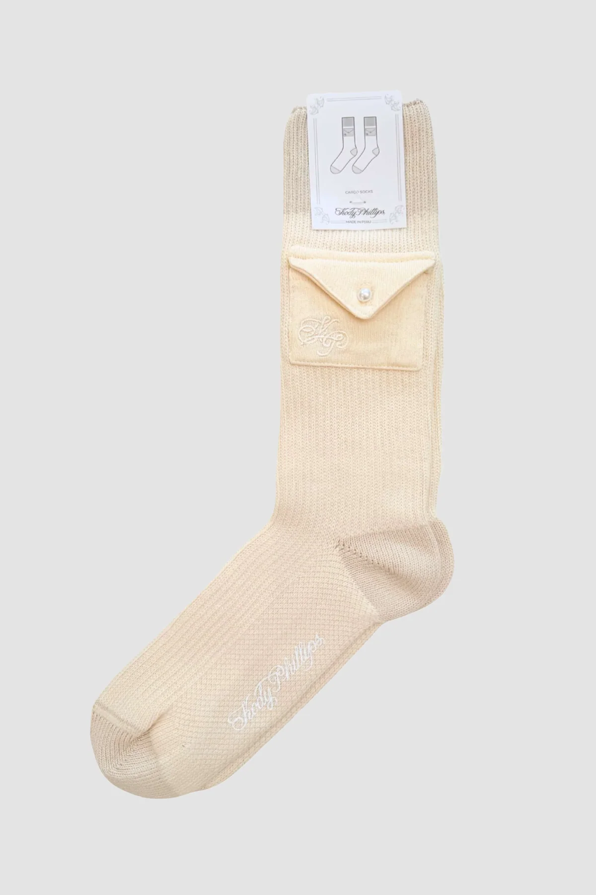 Kody Phillips Cargo Socks - Ivory