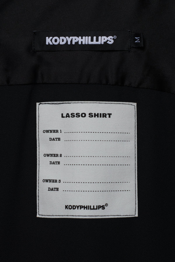 Kody Phillips Embellished SS Lasso Shirt - Black - Image 5