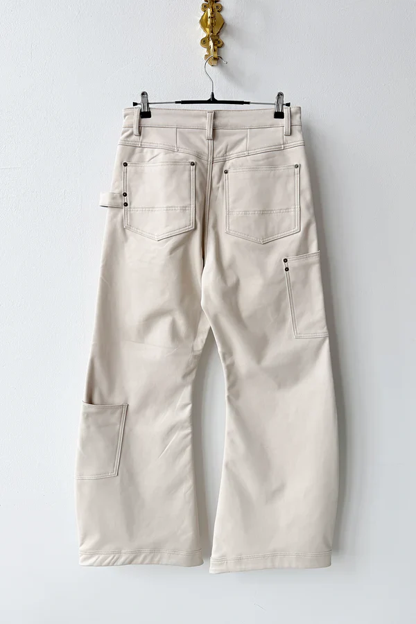 Kody Phillips Rivet Cargo Pants - Beige - Image 2