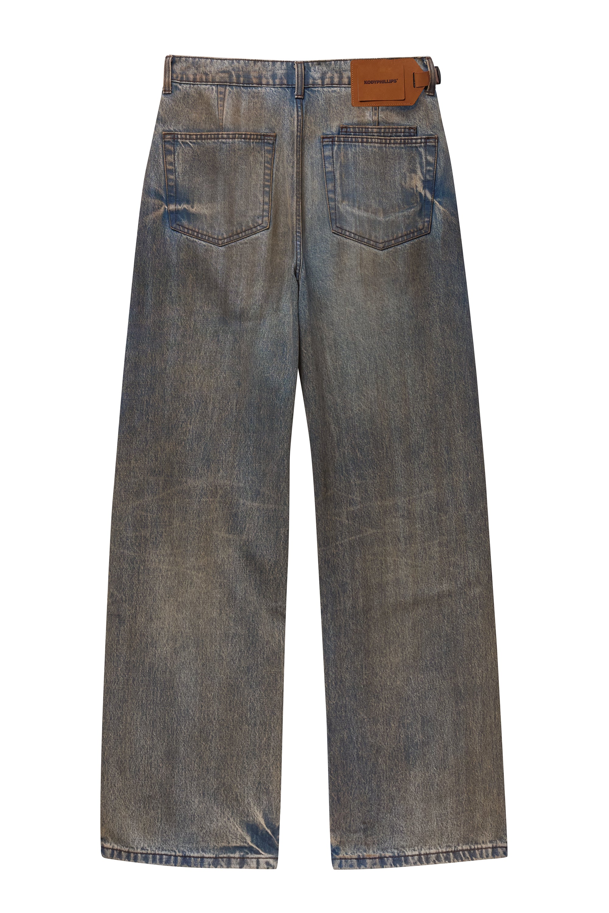 Kody Phillips Traveler Curved Jeans - Dirty Wash - Image 2