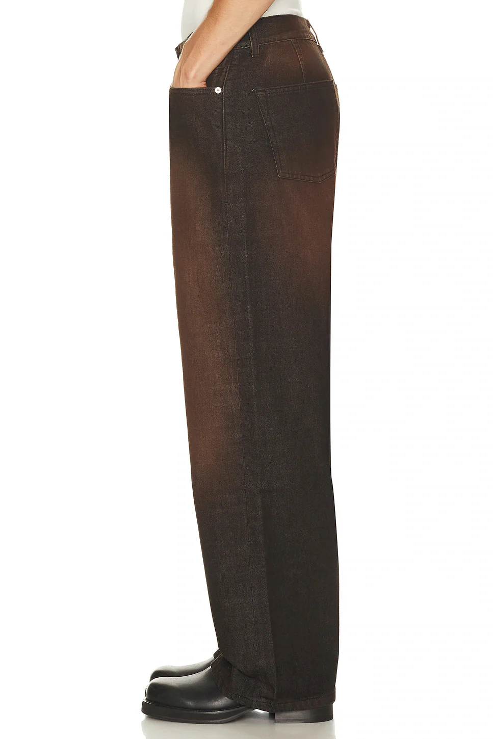 Kody Phillips Traveler Straight Jeans - Brown - Image 2