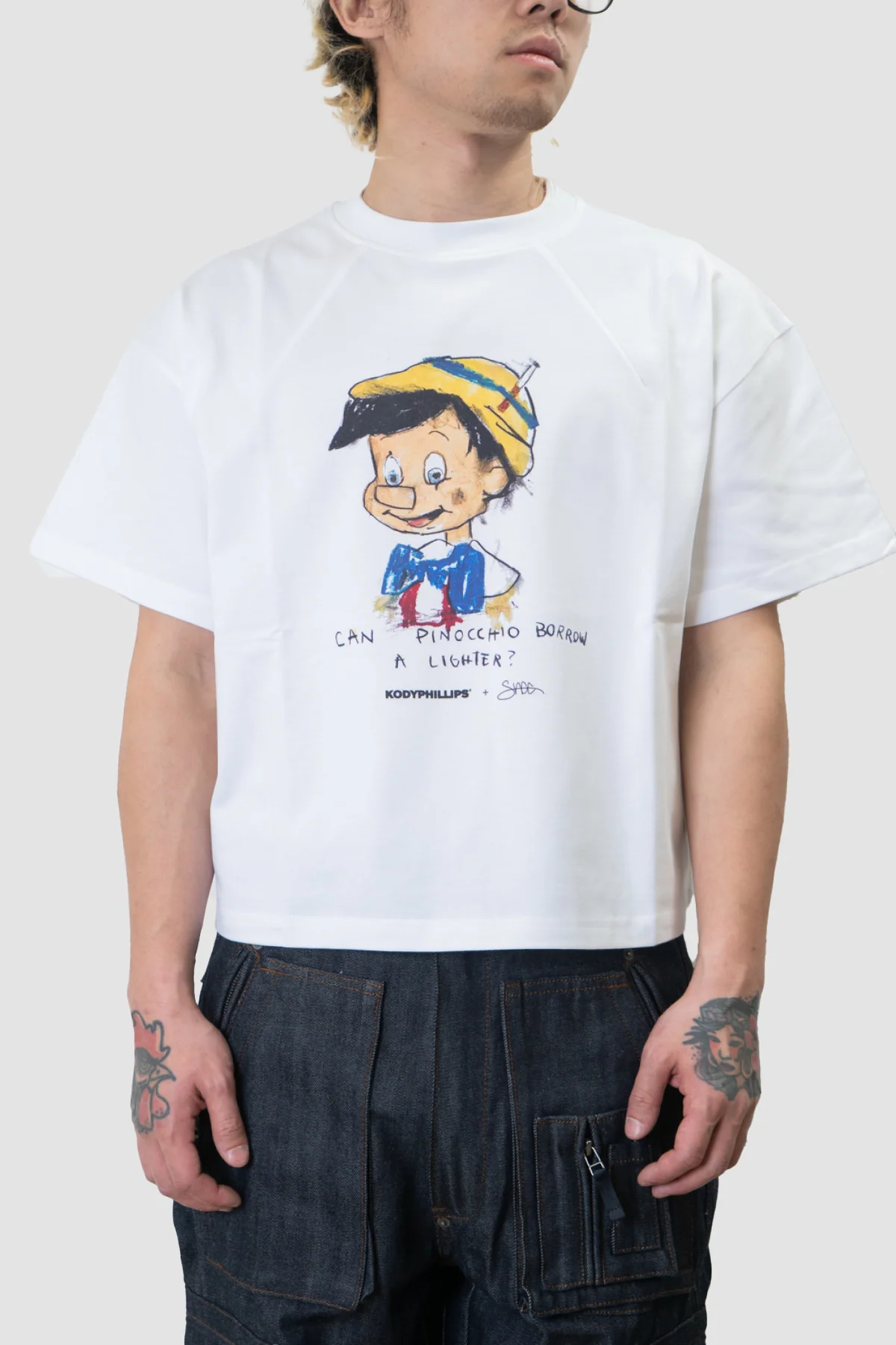 Kody Phillips x Sage Barnes Pinocchio Tee - White