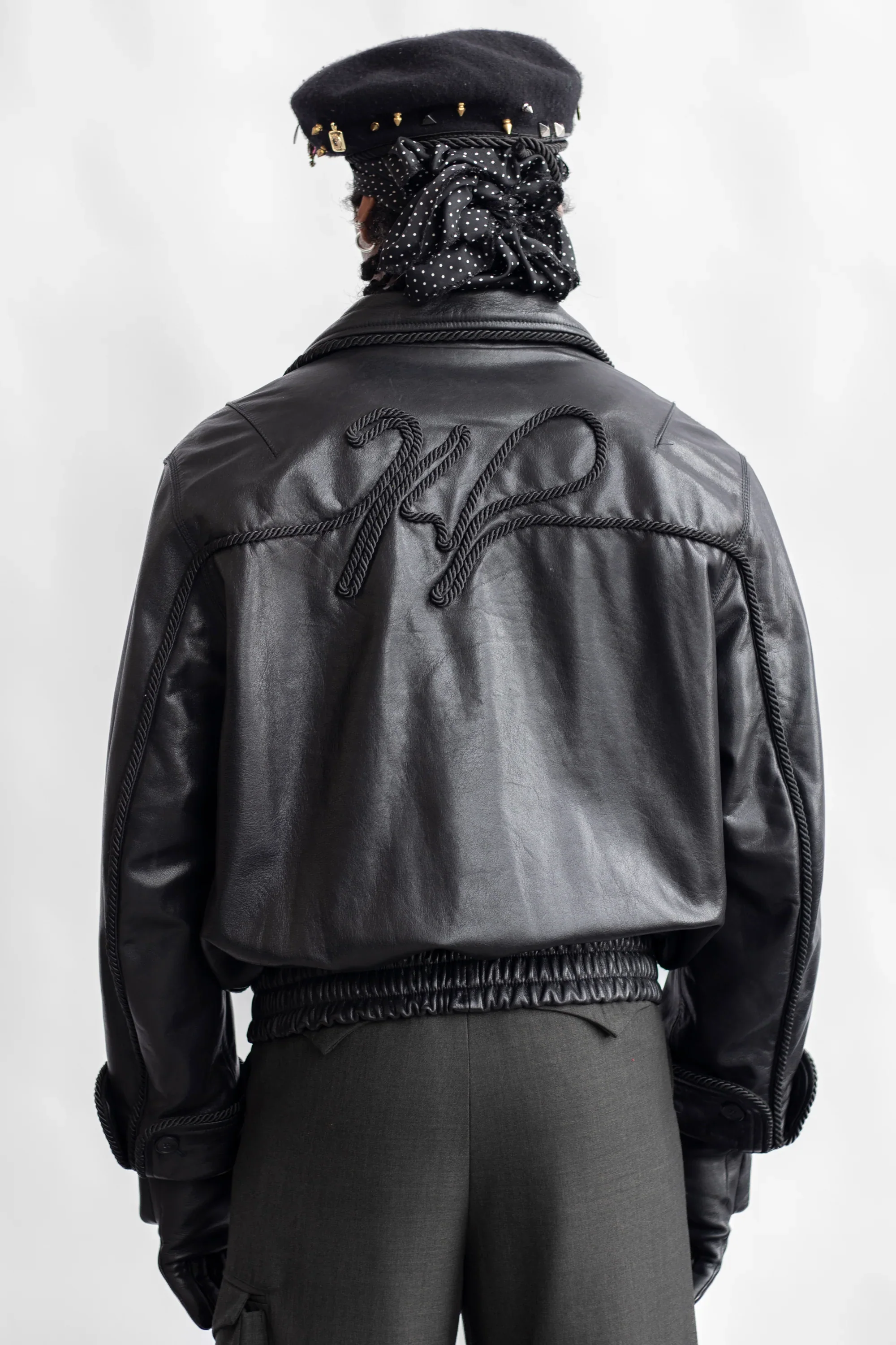Kody Phillips Lasso Leather Jacket - Black - Image 3