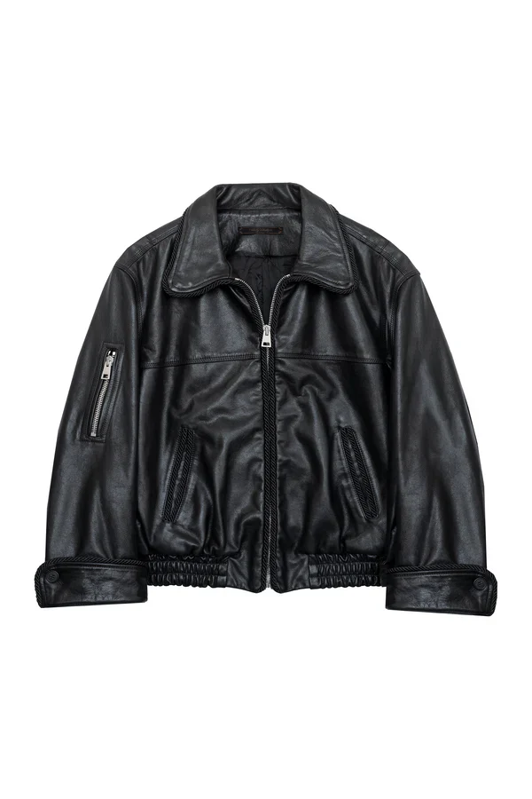 Kody Phillips Lasso Leather Jacket - Black - Image 4