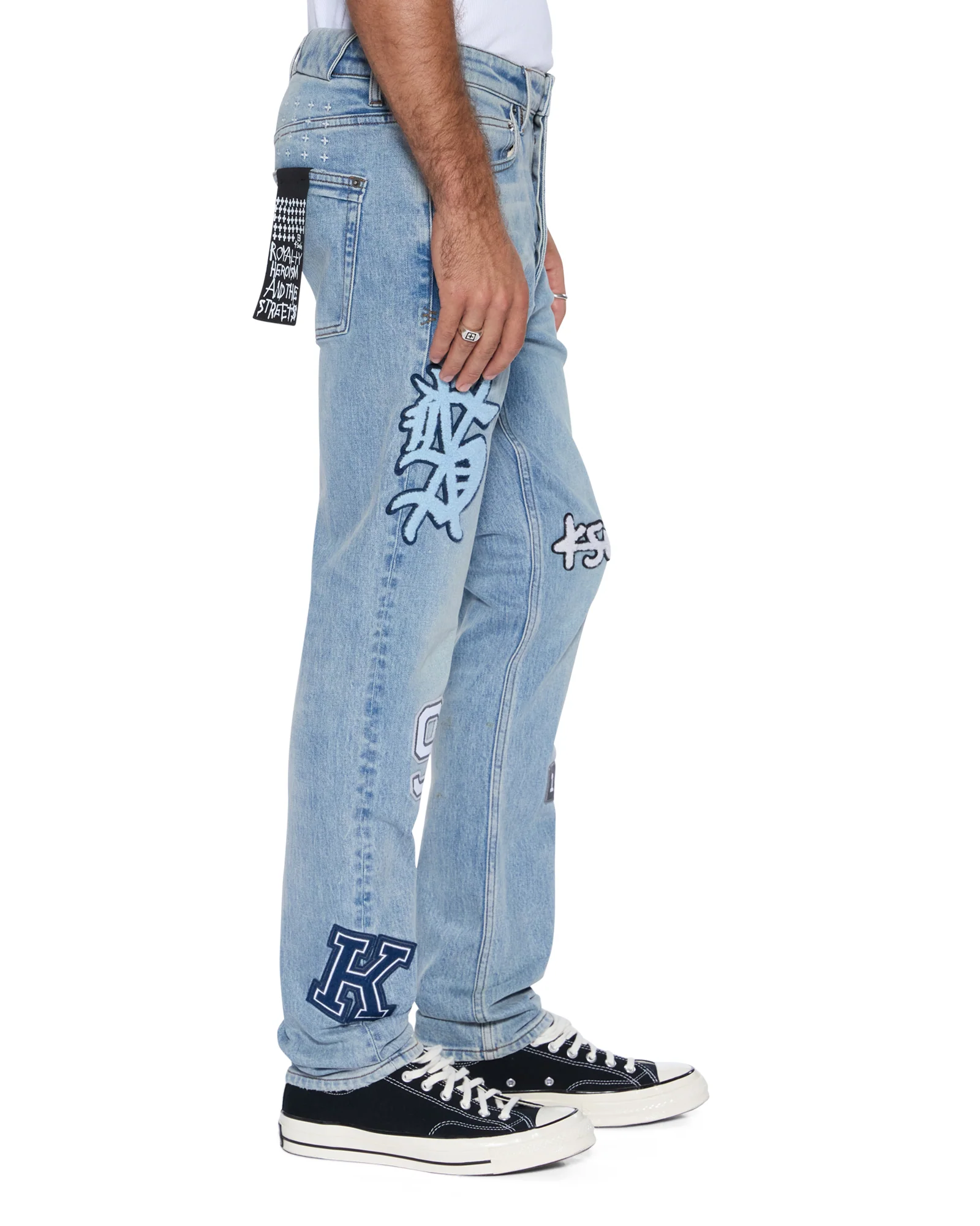 Ksubi Chitch Striker Patched Jeans - Denim - Image 2