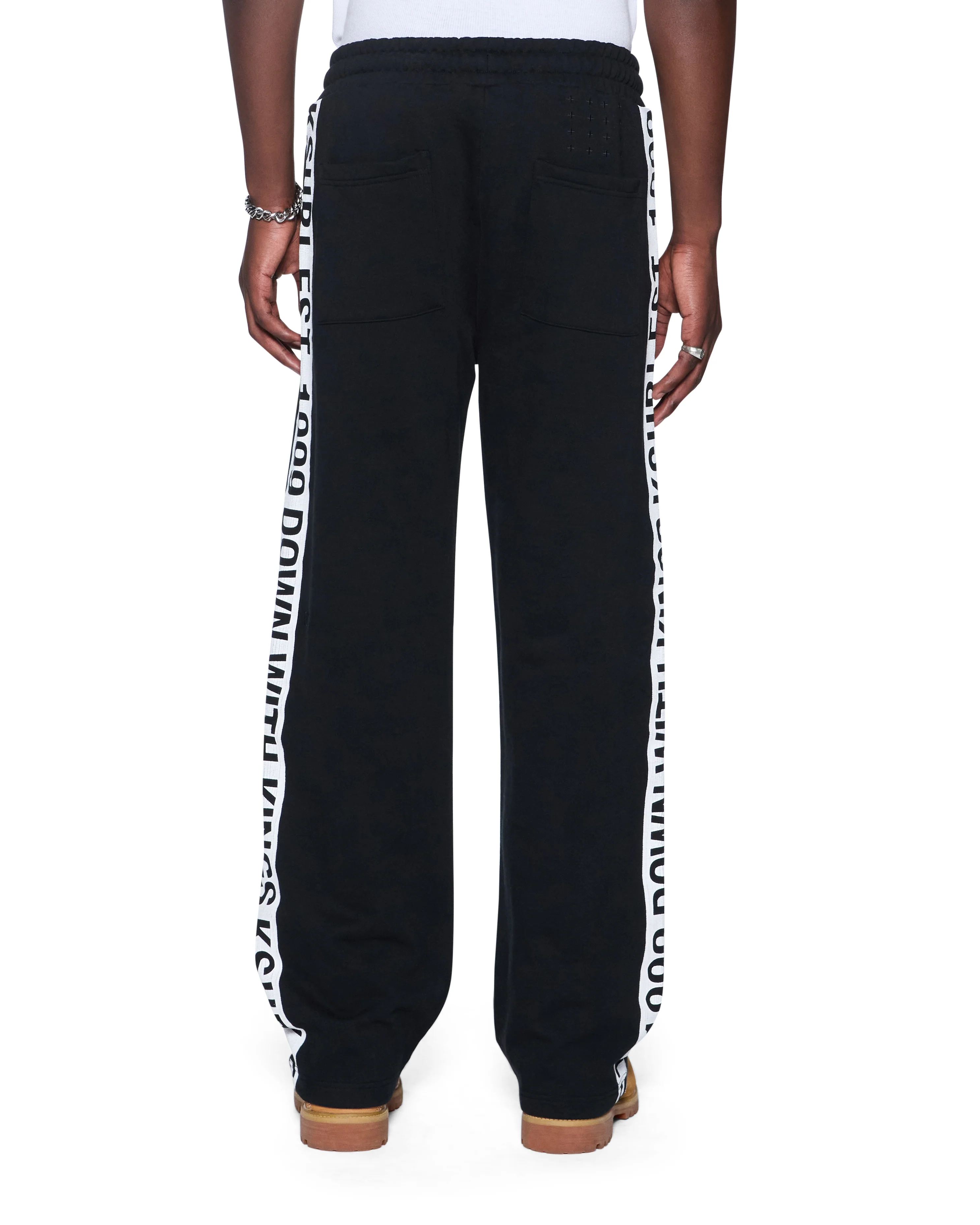 Ksubi Kings Synthesis Track Pants - Black - Image 3