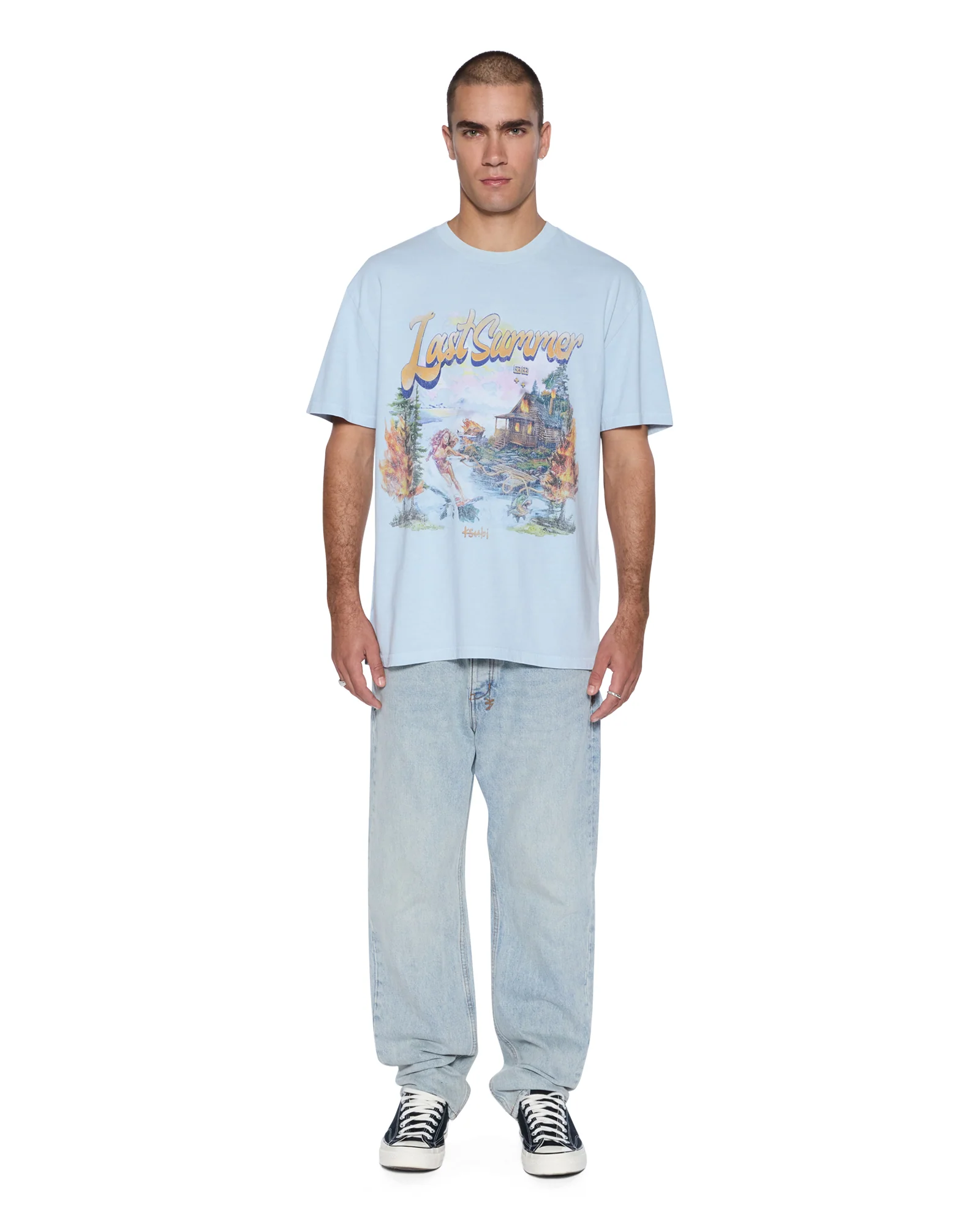 Ksubi Last Summer Ekcess Tee - Blue - Image 3