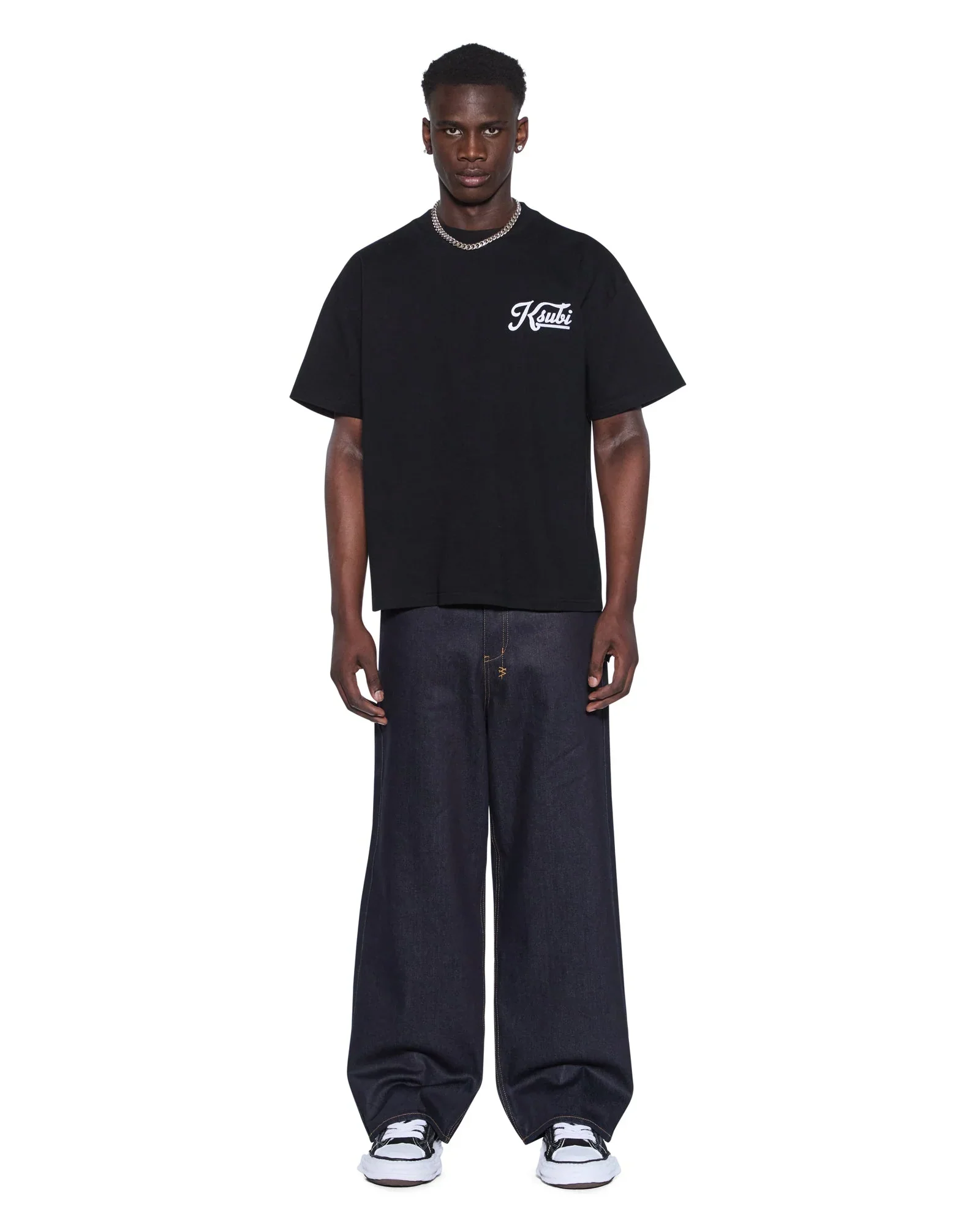 Ksubi Outfield Ekcess SS Tee - Black - Image 3